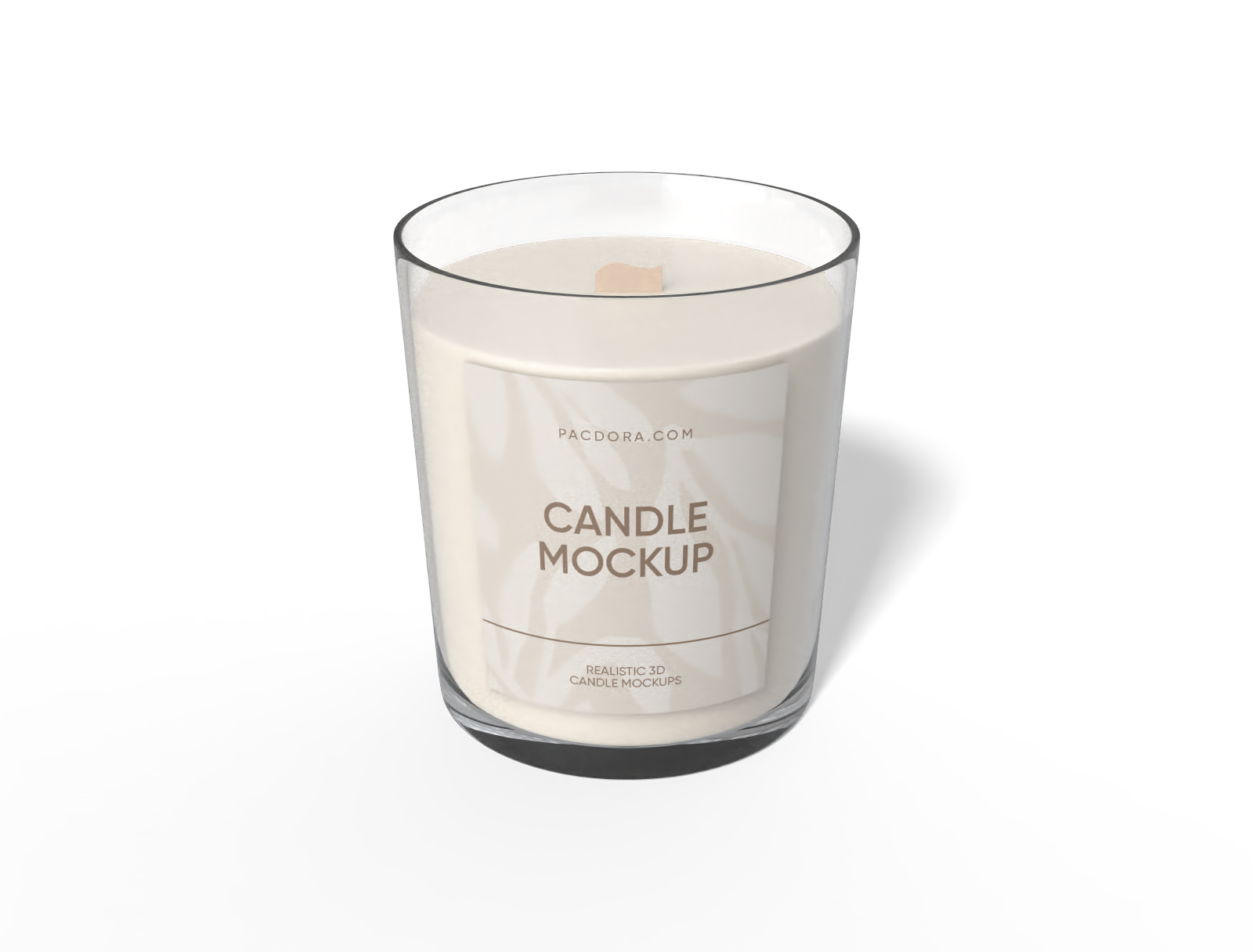 Candle mockup