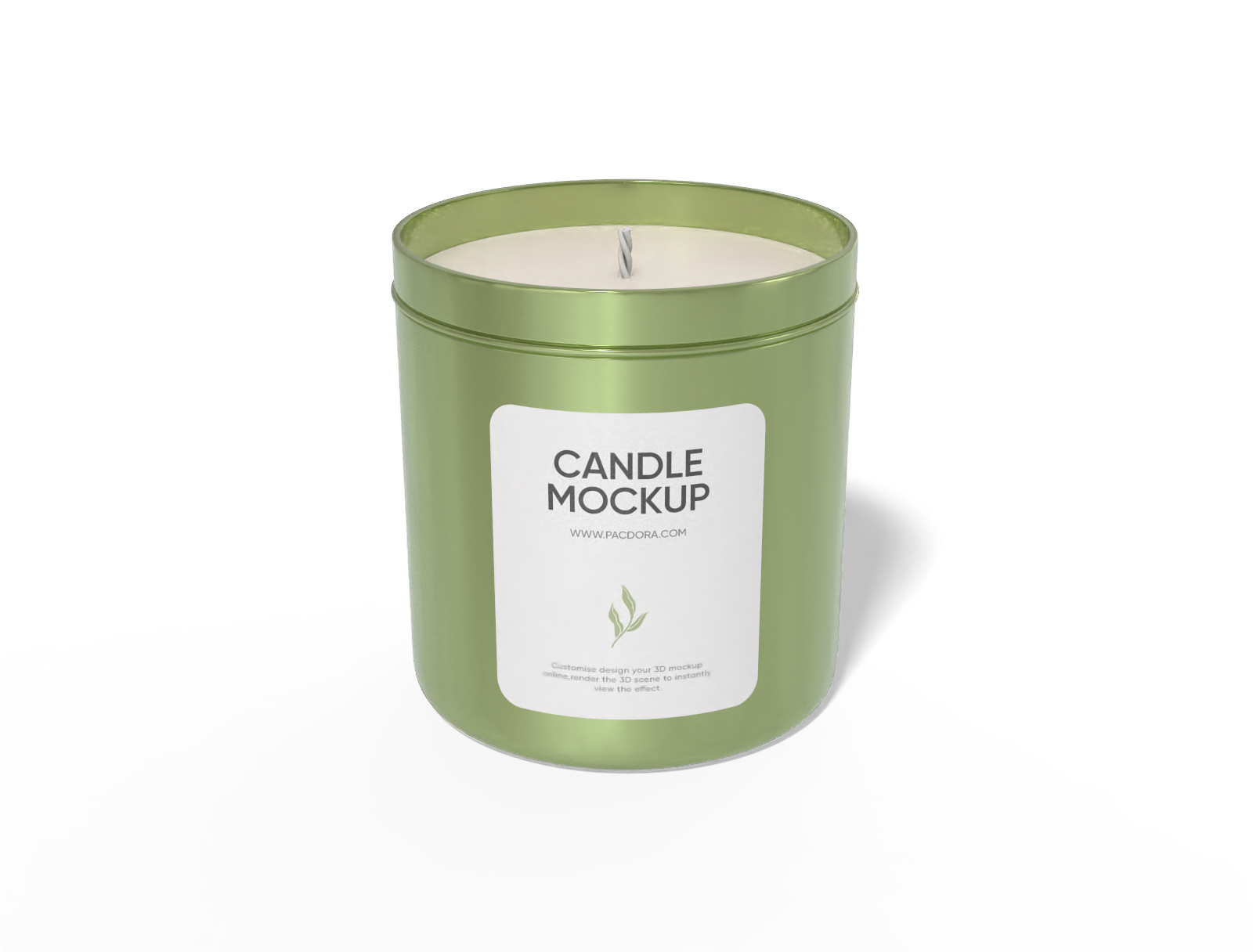 Candle mockup