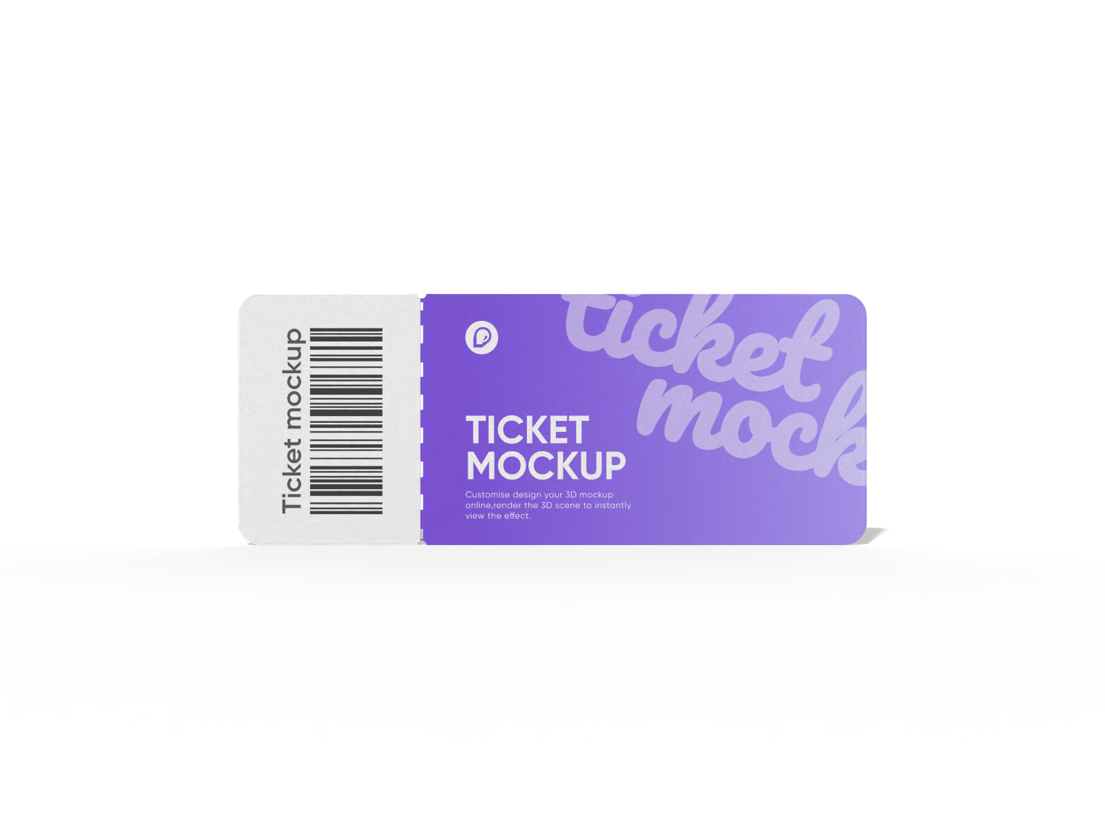 Ticket mockup