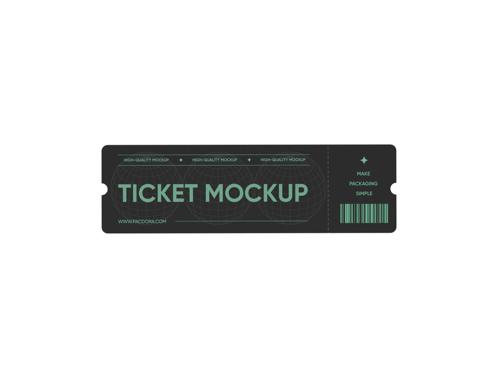 Ticket mockup