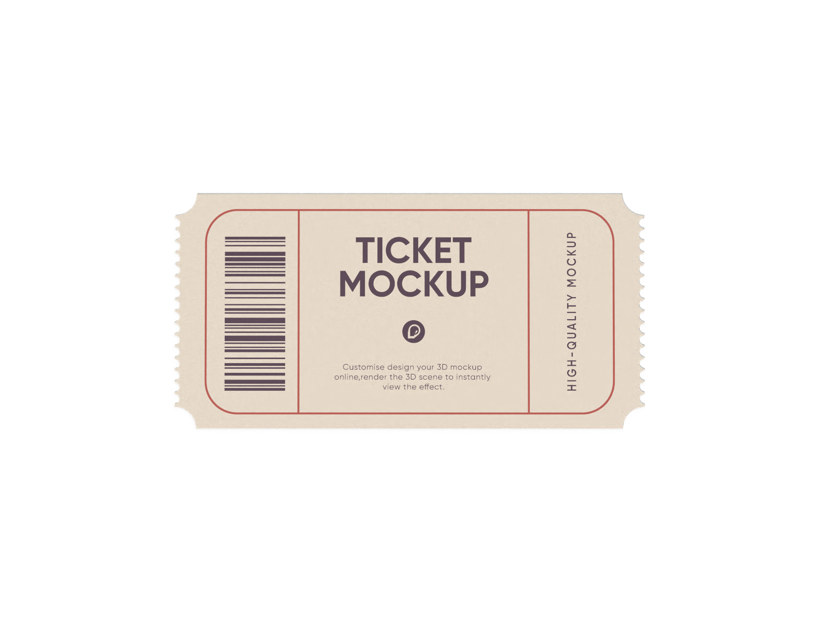 Ticket mockup