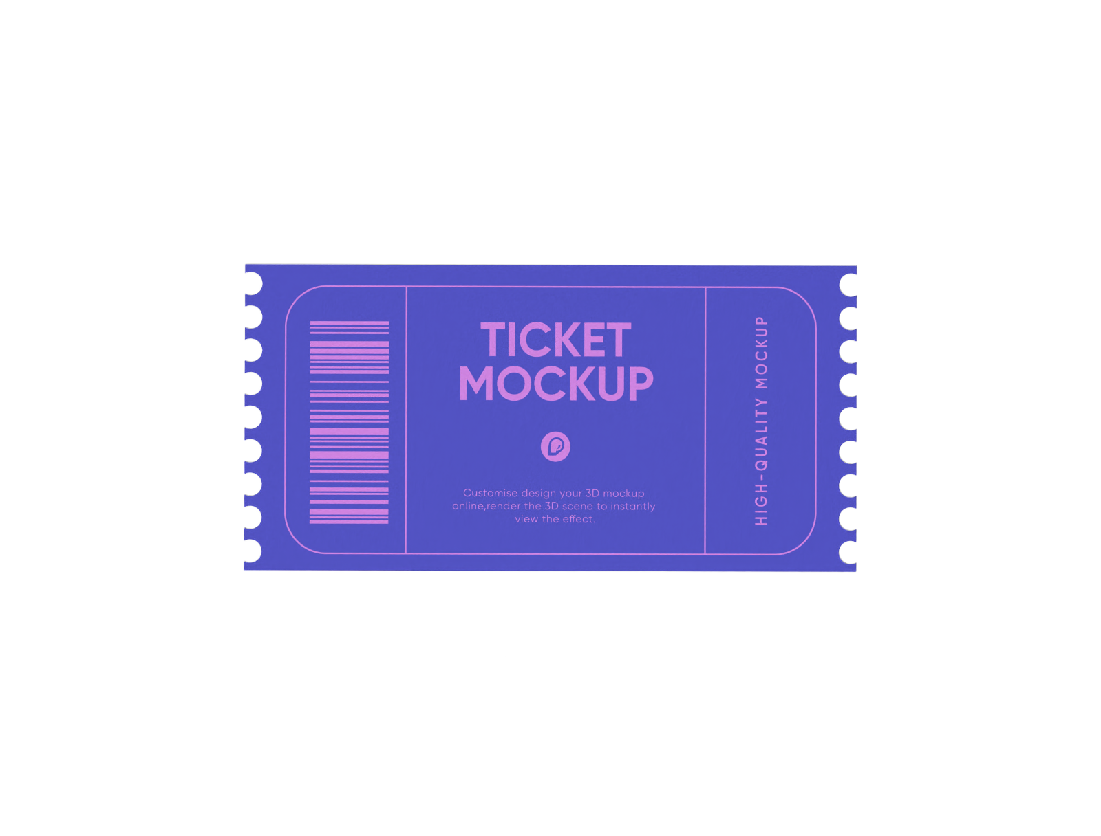 Ticket mockup