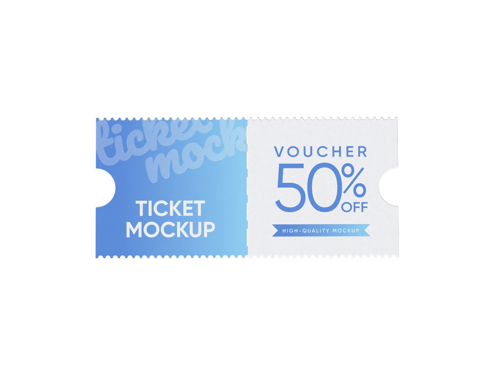 Ticket mockup