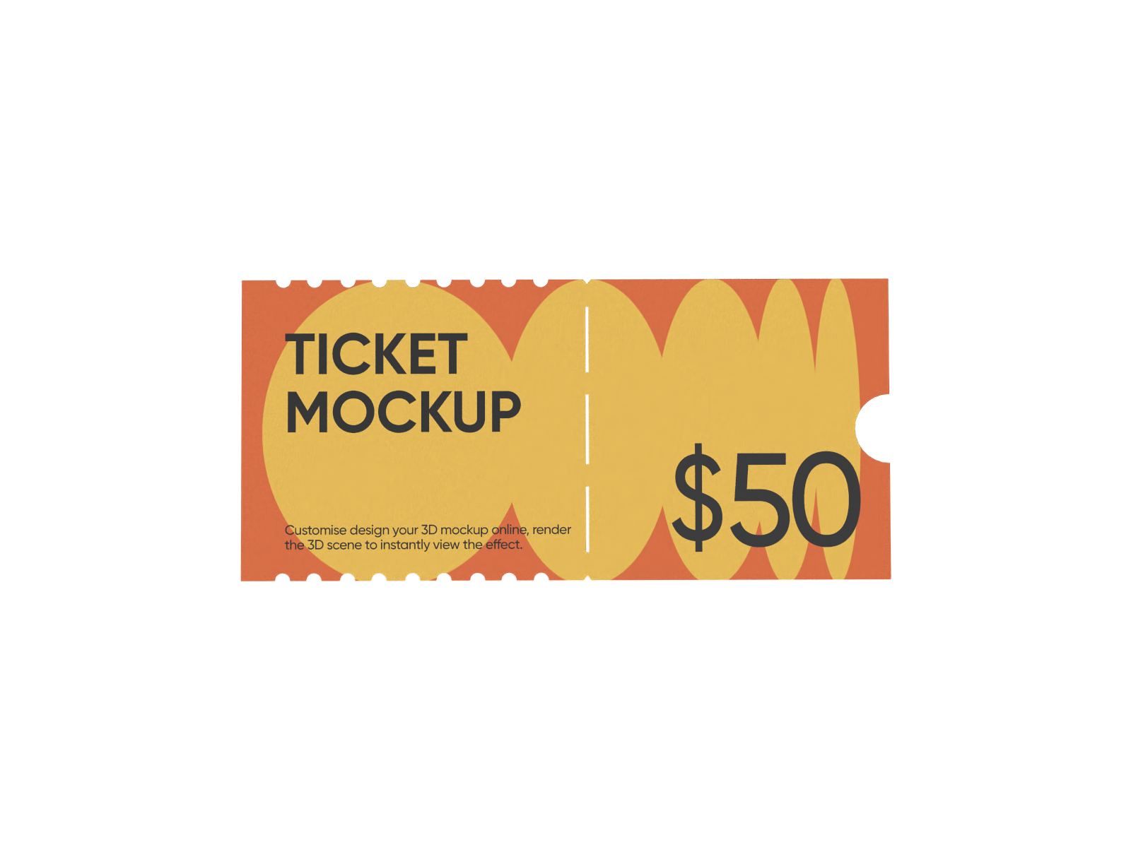 Ticket mockup