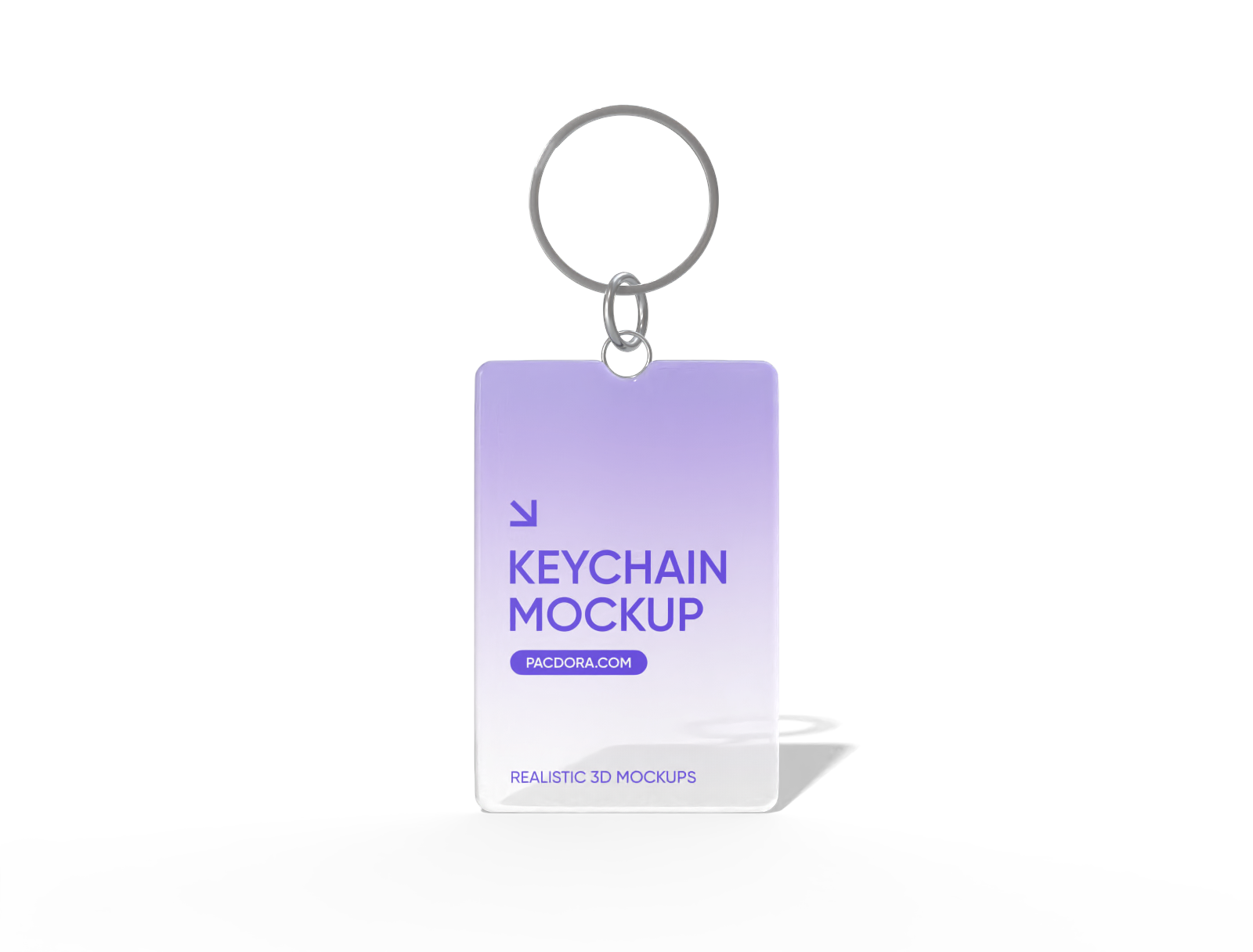 Keychain mockup