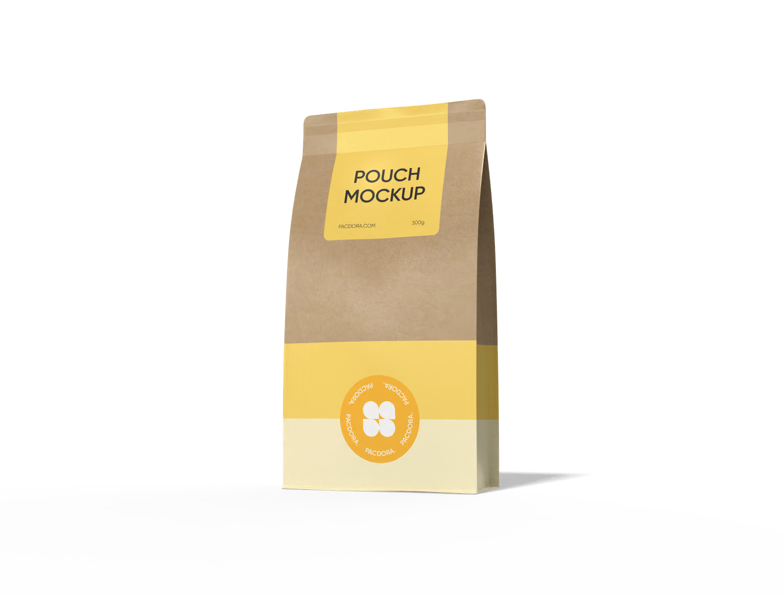 Classic coffee pouch Mockup Classic coffee pouch Mockup