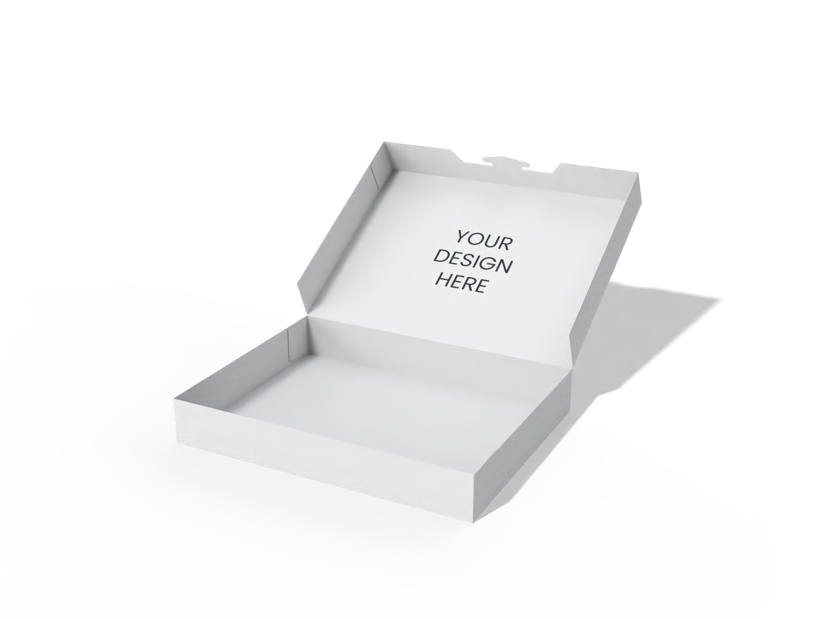 Flip top box with front tab lock mockup Flip top box with front tab lock mockup