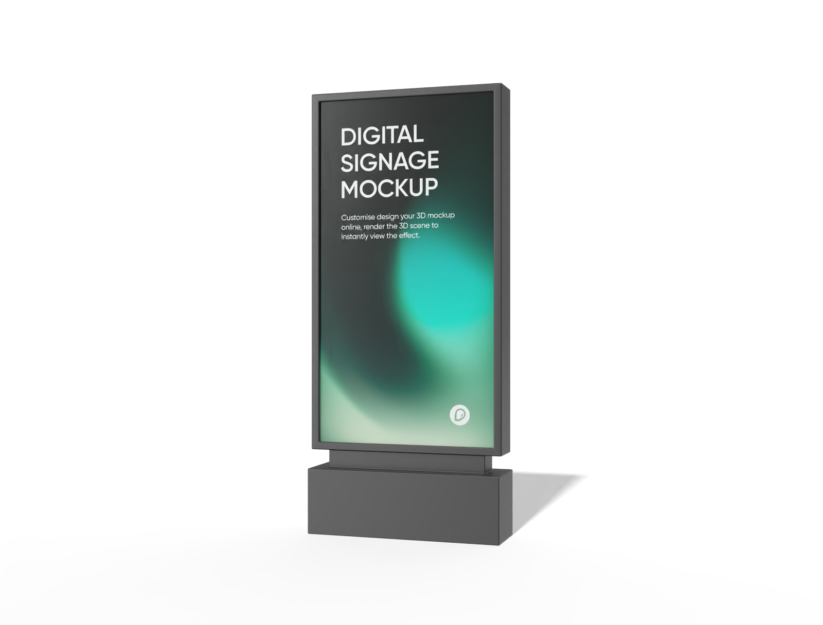 Digital signage mockup