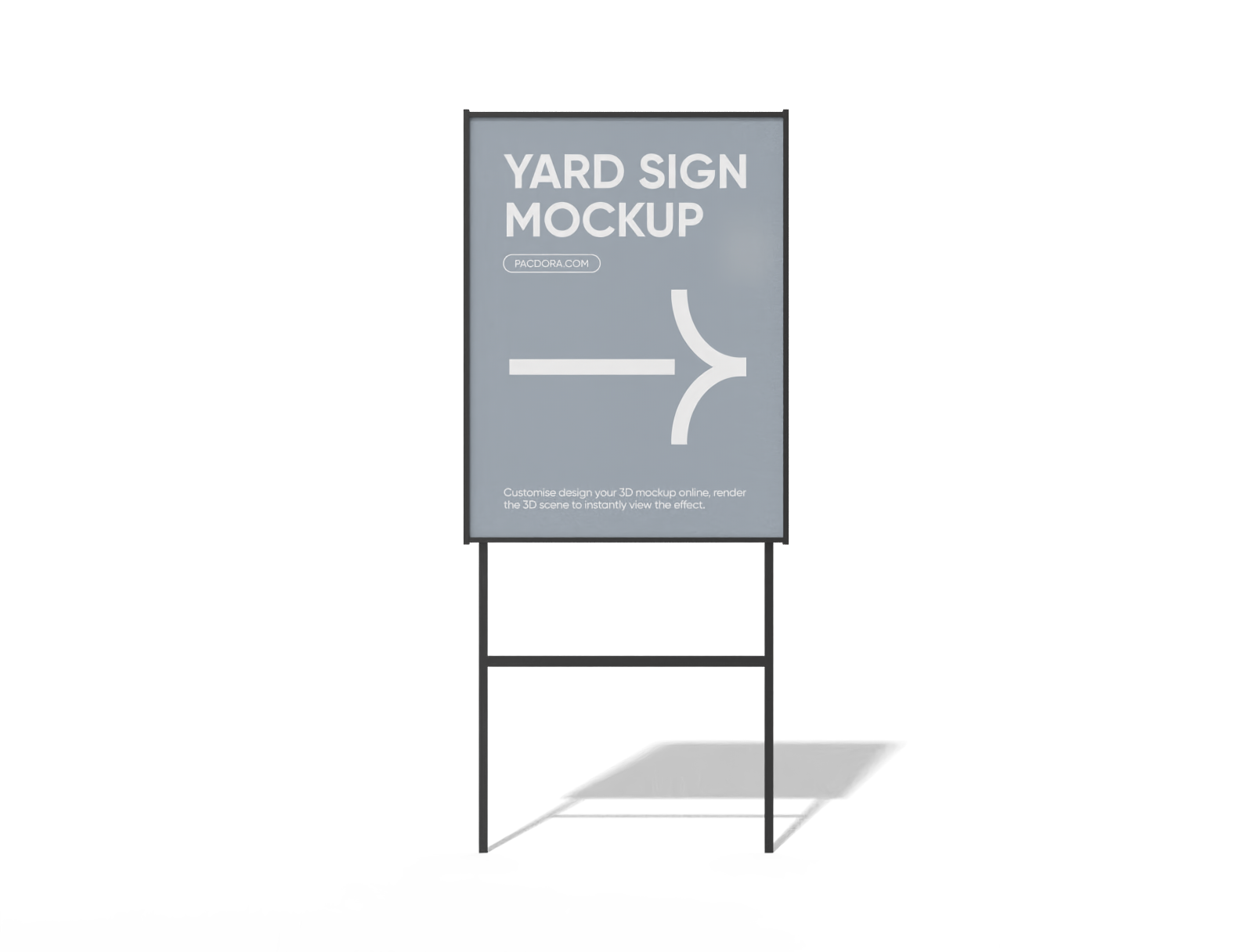 Yard sign mockup
