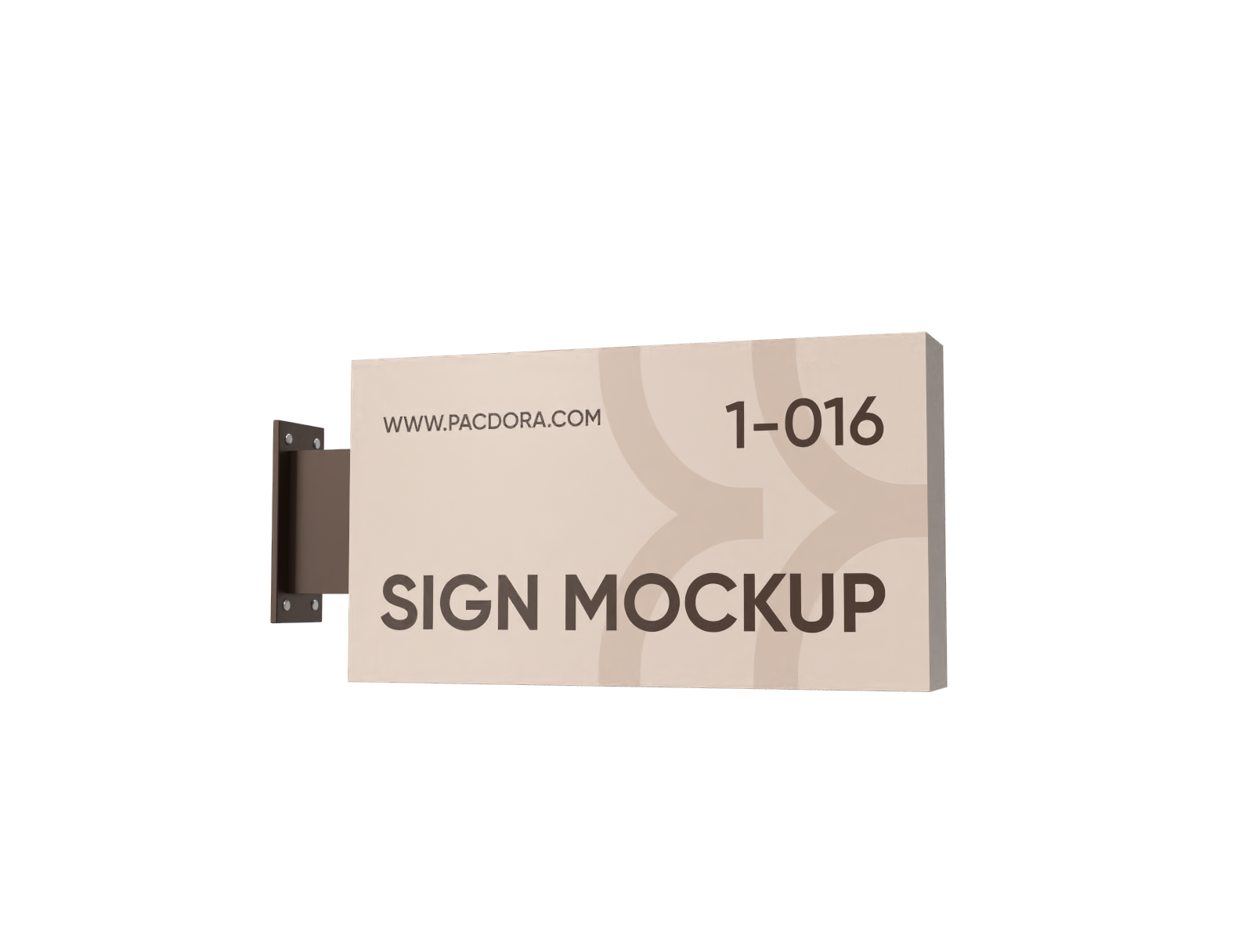 Sign mockup