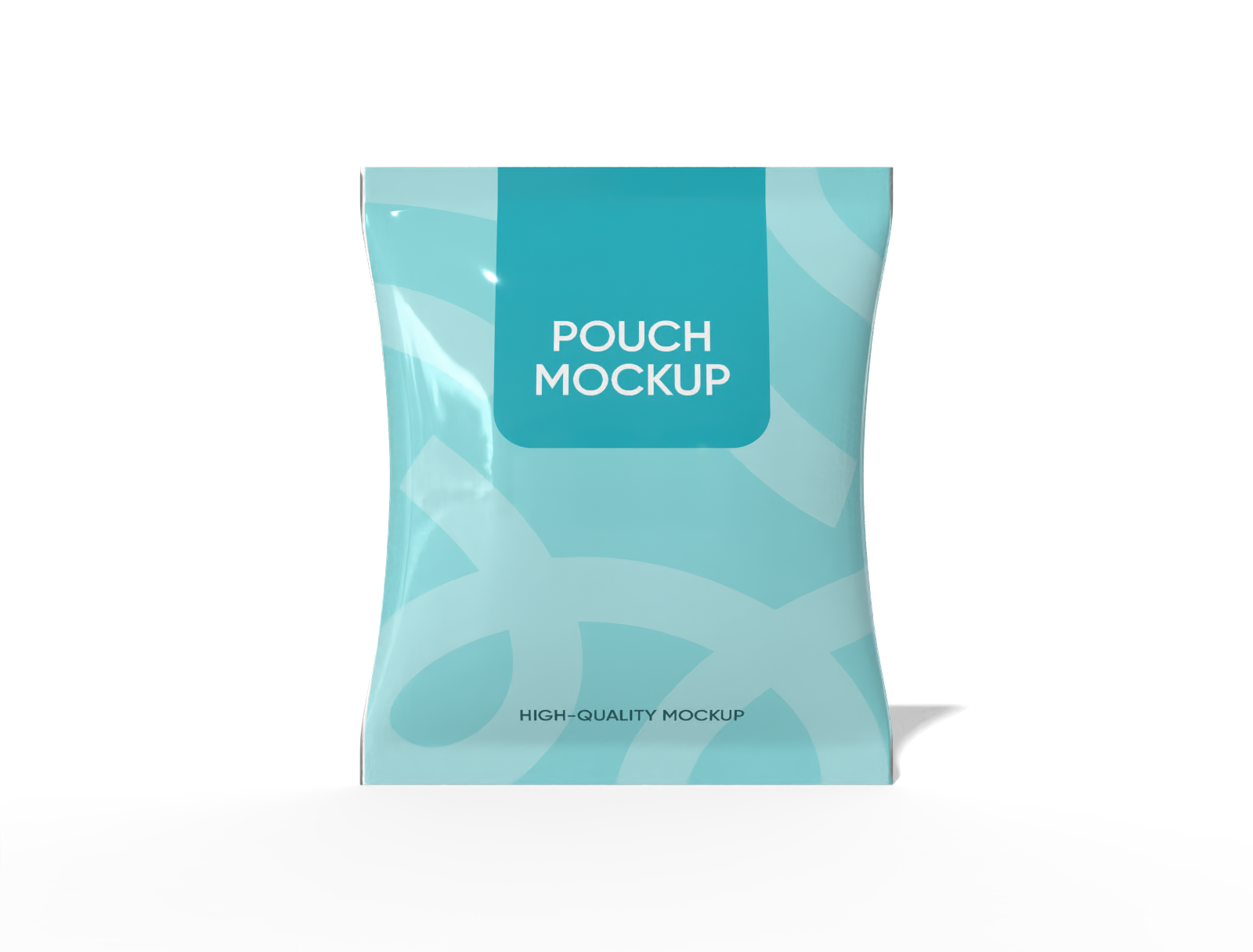 Center seal pouch mockup