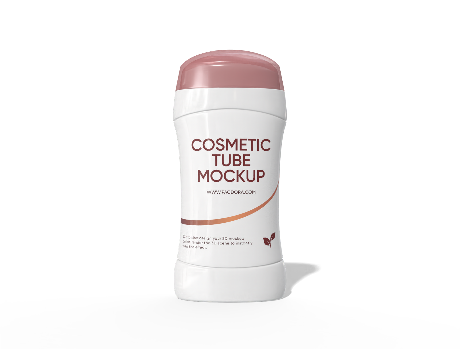 Cosmetic tube mockup