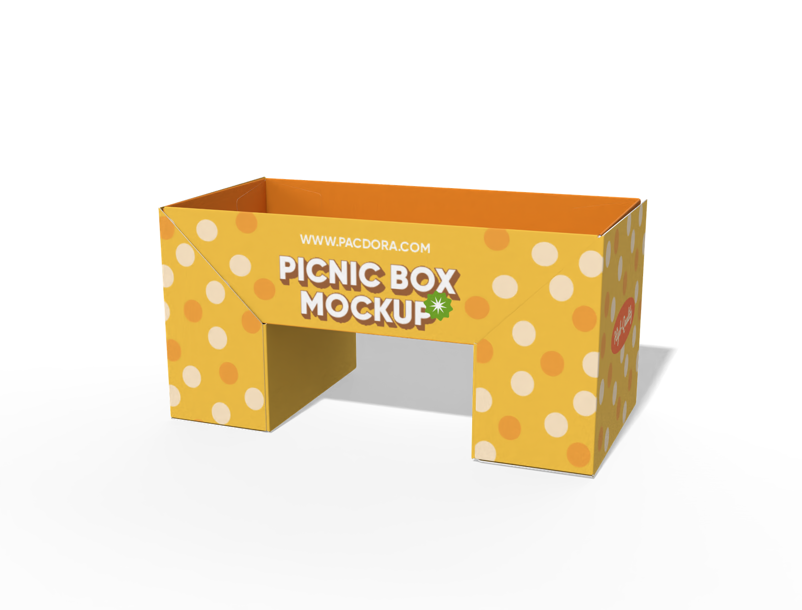 Picnic box mockup