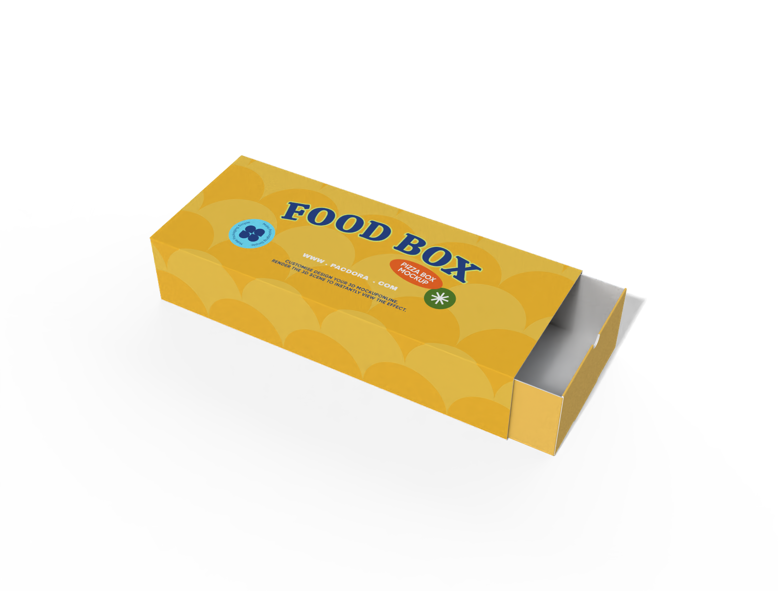 Food box mockup