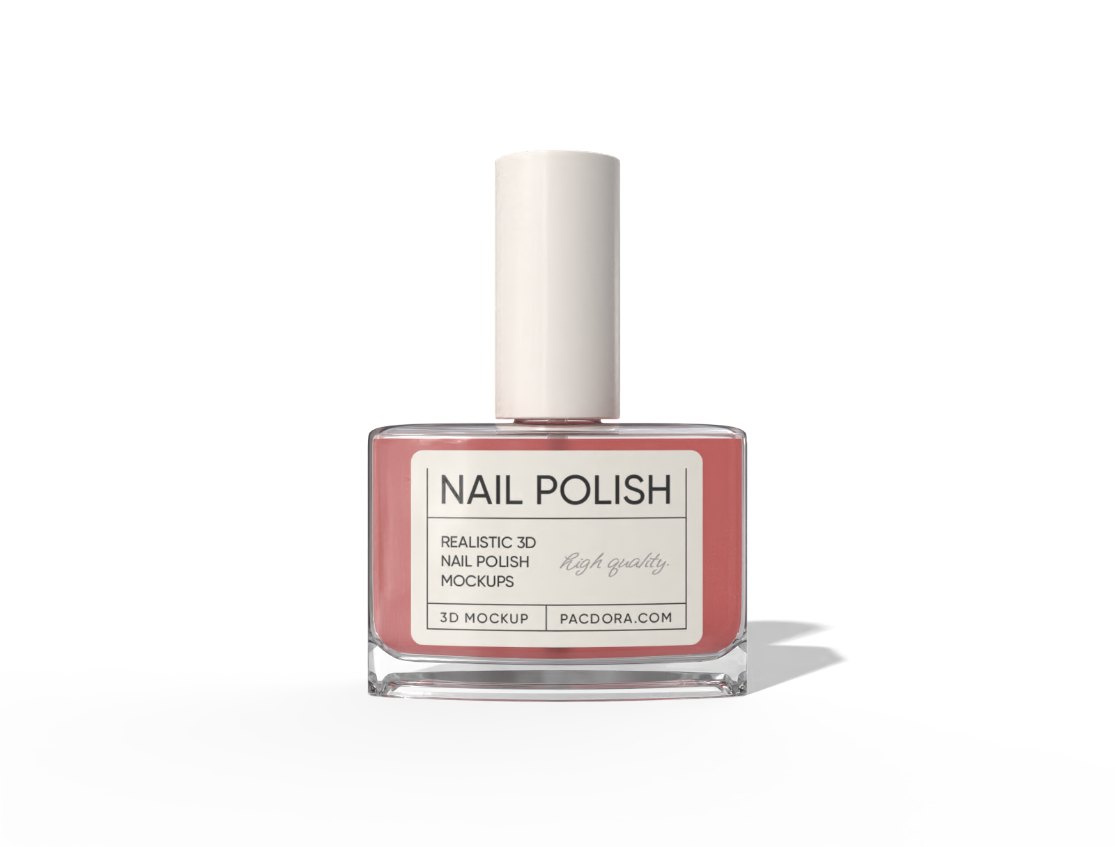 10ml nail polish mockup