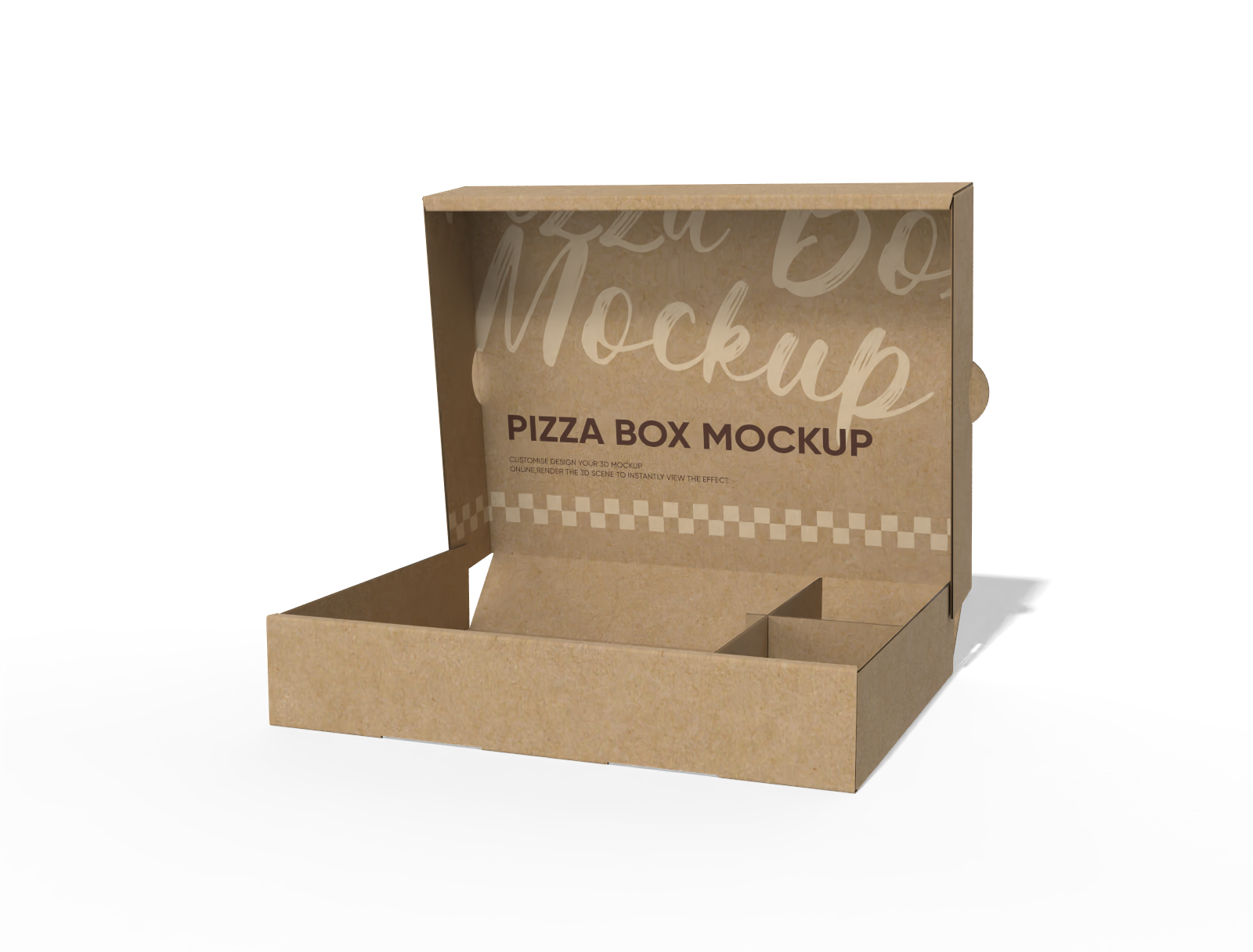 Pizza box mockup