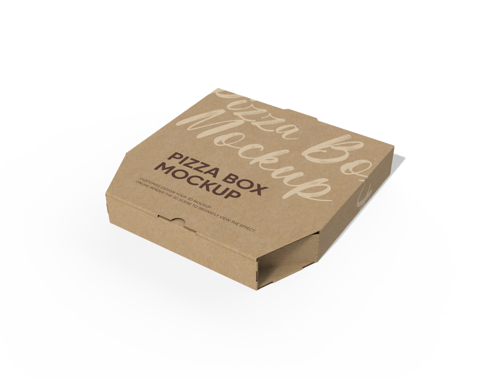 Pizza box mockup Pizza box mockup