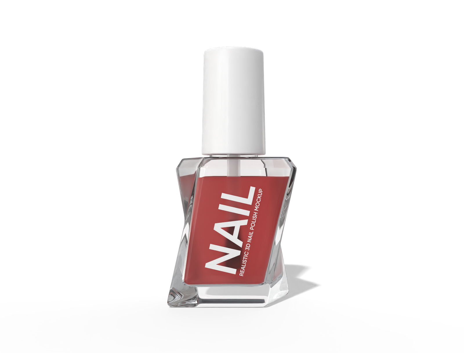 15ml nail polish bottle mockup