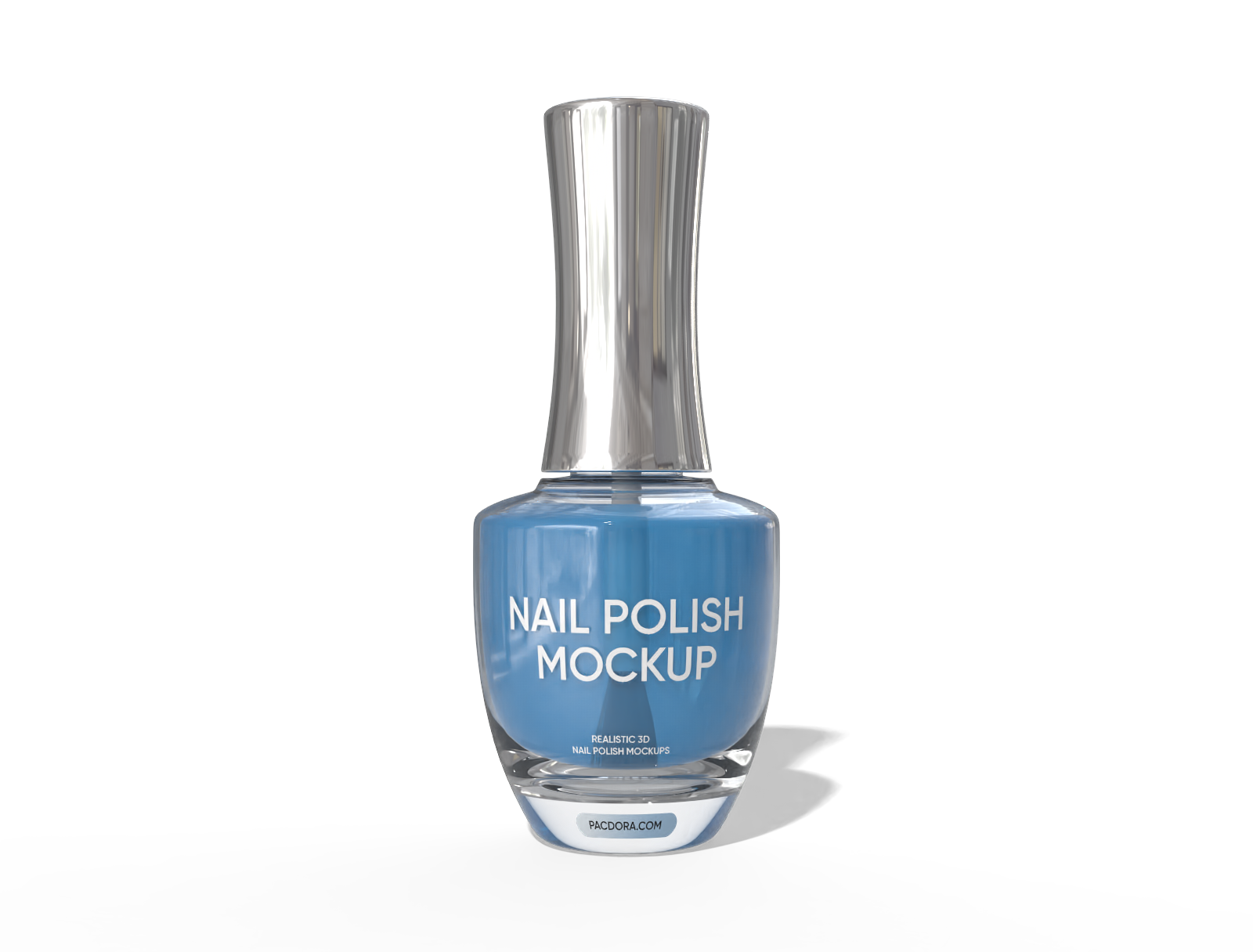 60ml nail polish bottle mockup