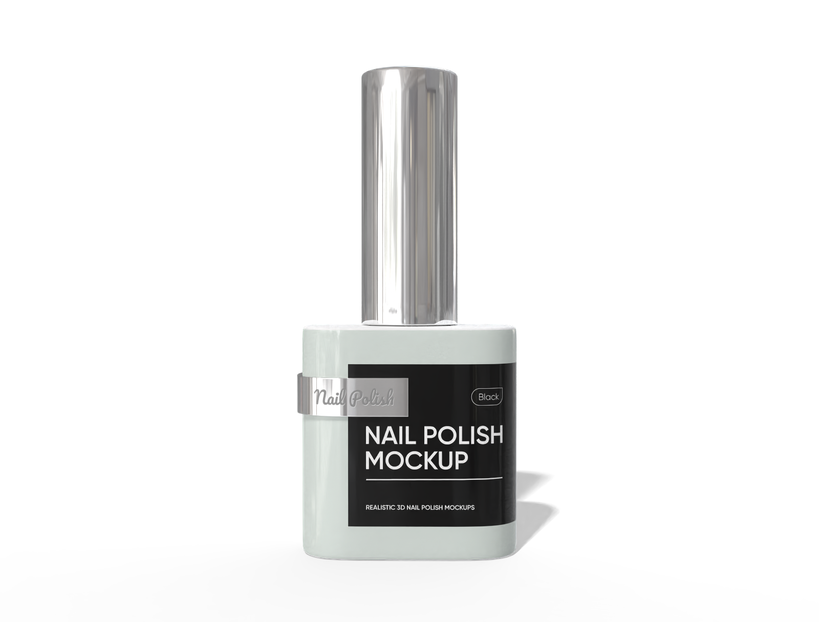 Nail polish bottle mockup