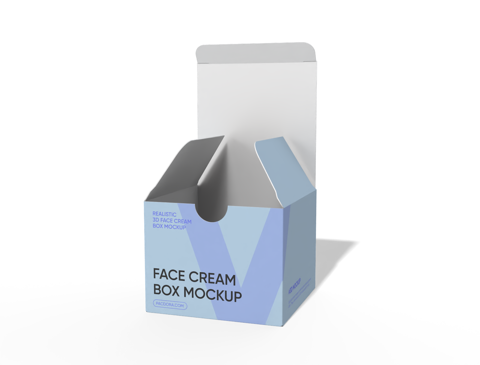 Buttonhole Face Cream box mockup