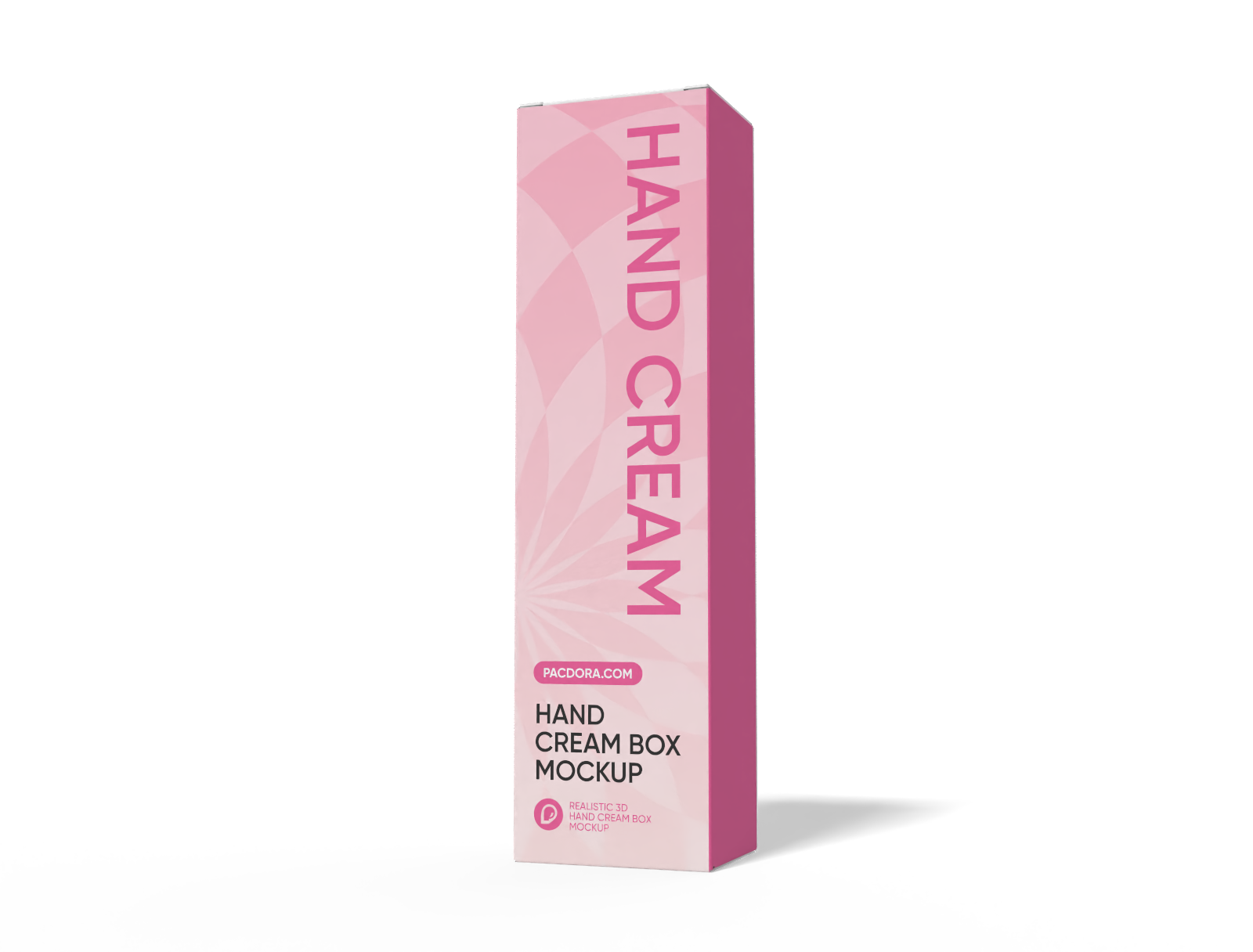 Mockup de caixa de creme de mãos