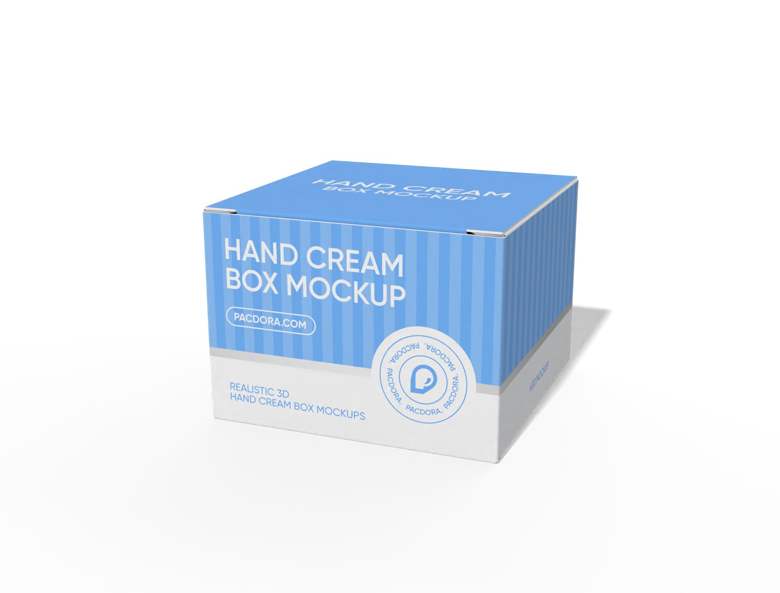 Hand Cream Box mockup