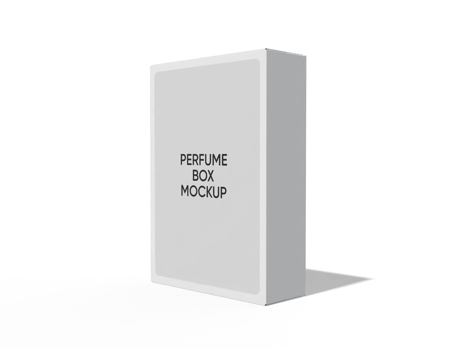 Inner locking perfume box mockup