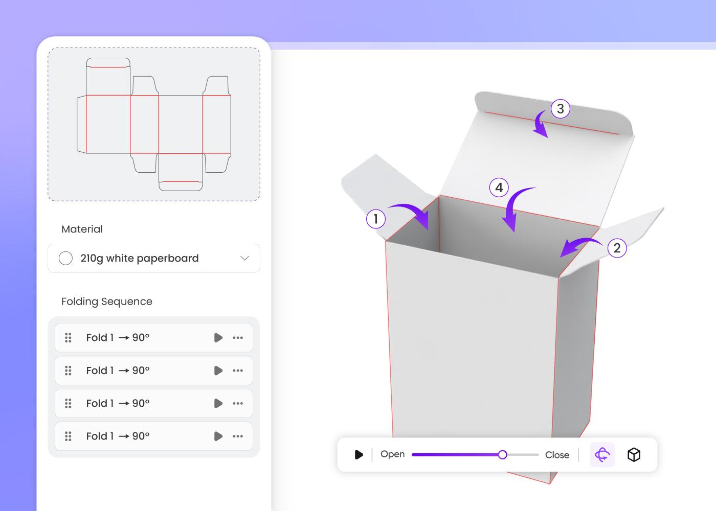 Step 2: Upload and set the fold Step 2: Upload and set the fold