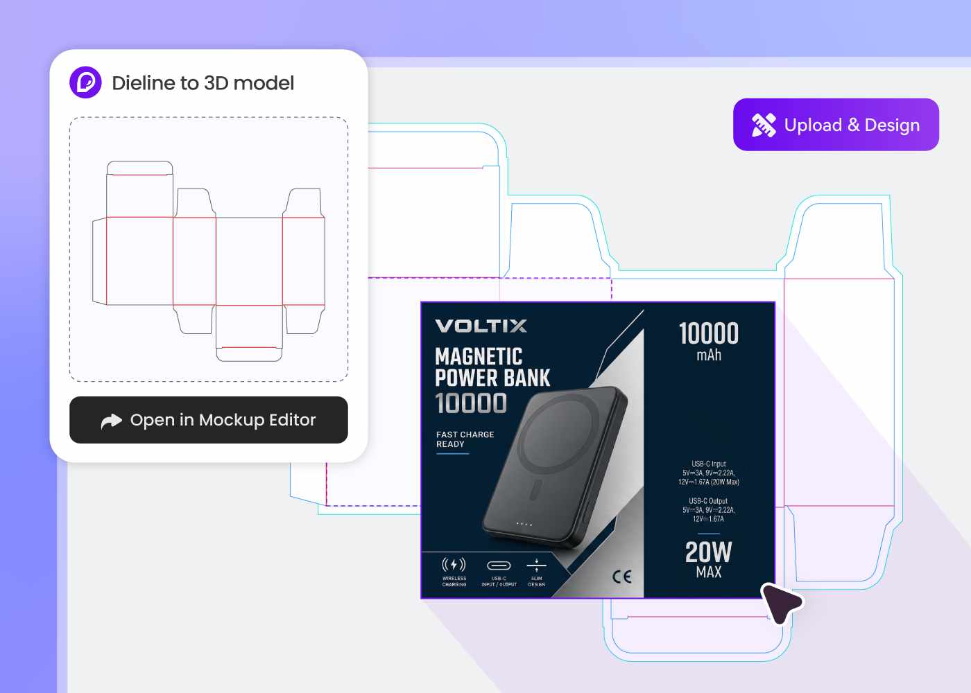 Step 3: Check the 3D mockup Step 3: Check the 3D mockup