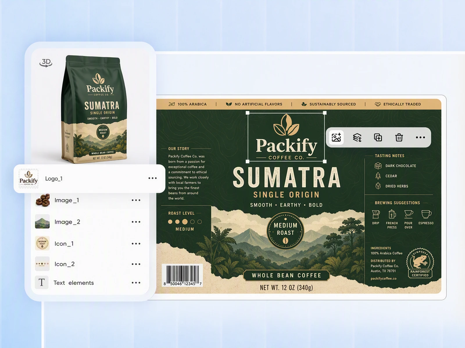 Turn a design into a printable dieline Turn a design into a printable dieline