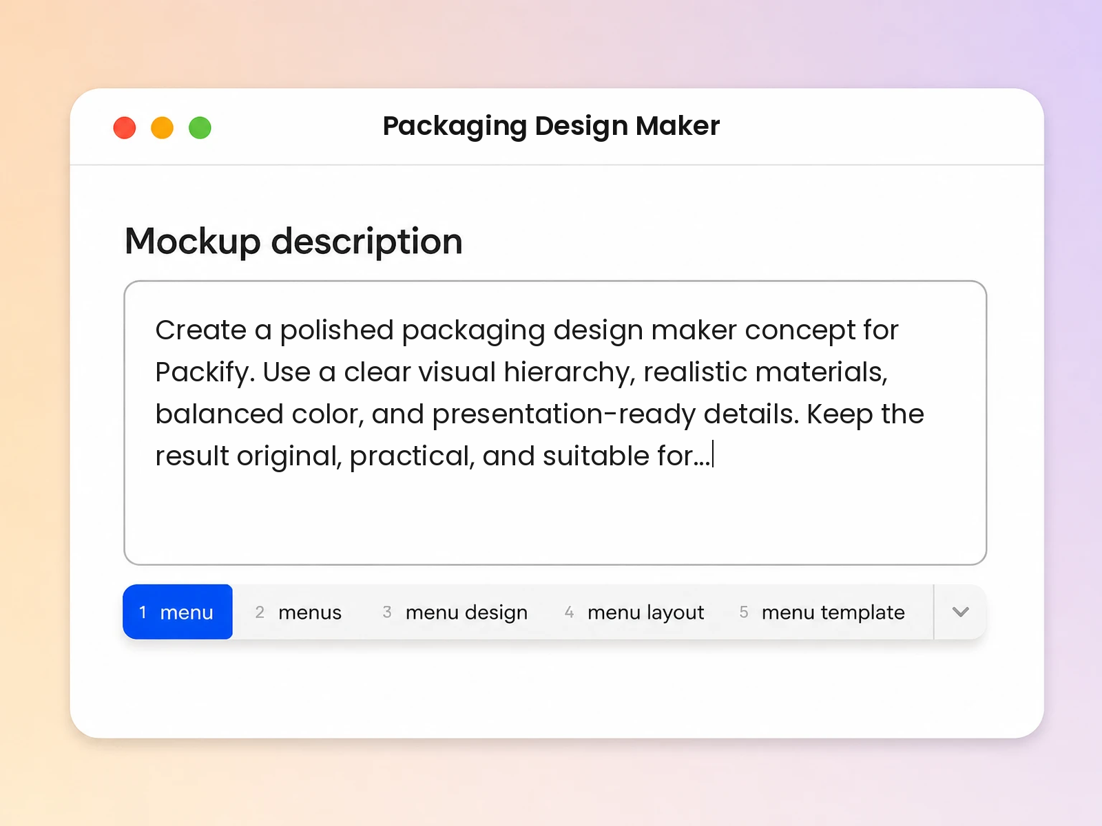Step 1: Describe your product and brand Step 1: Describe your product and brand