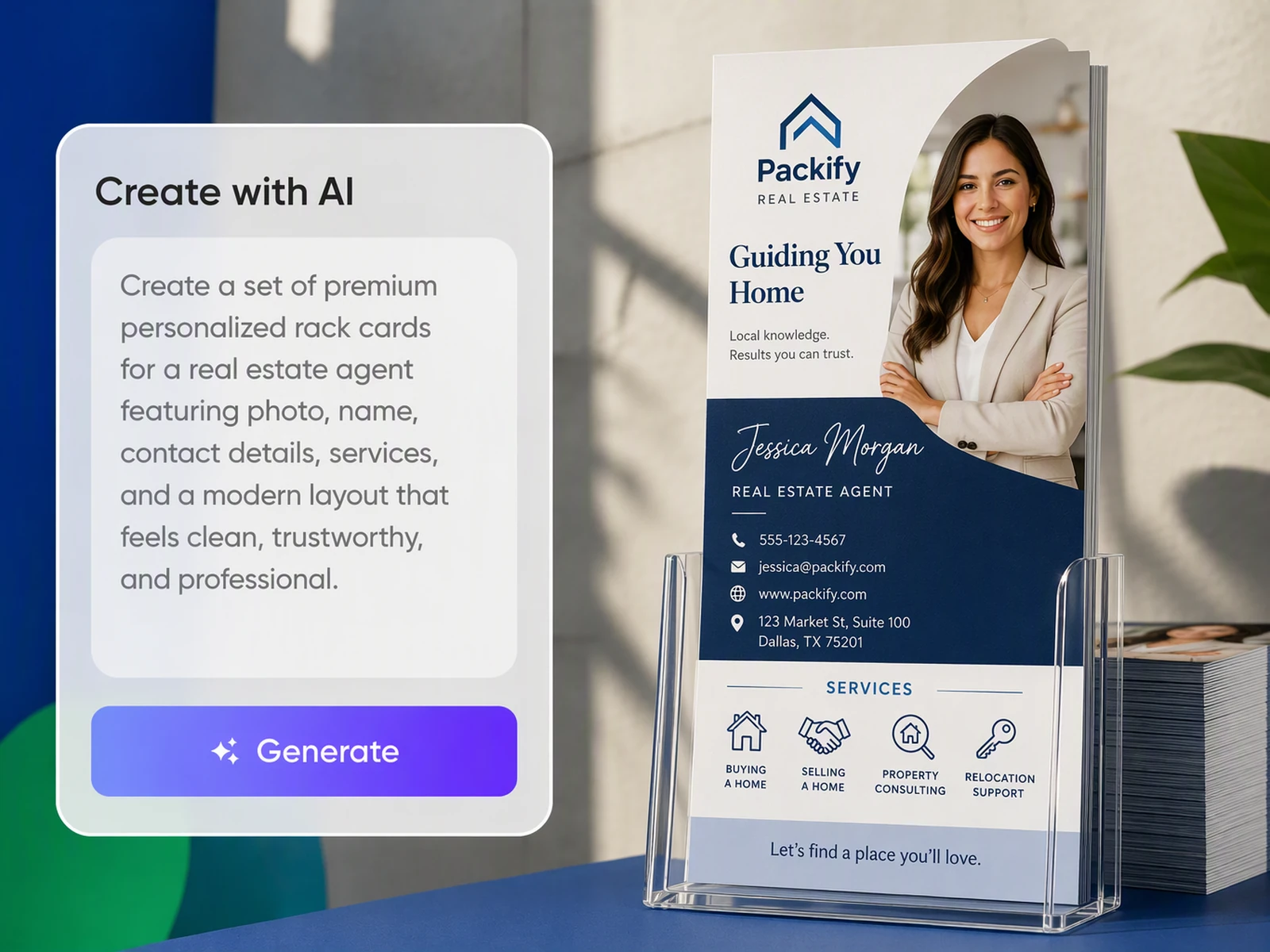 Put rack card selling points first personalized-rack-cards-put-card-selling-points-first