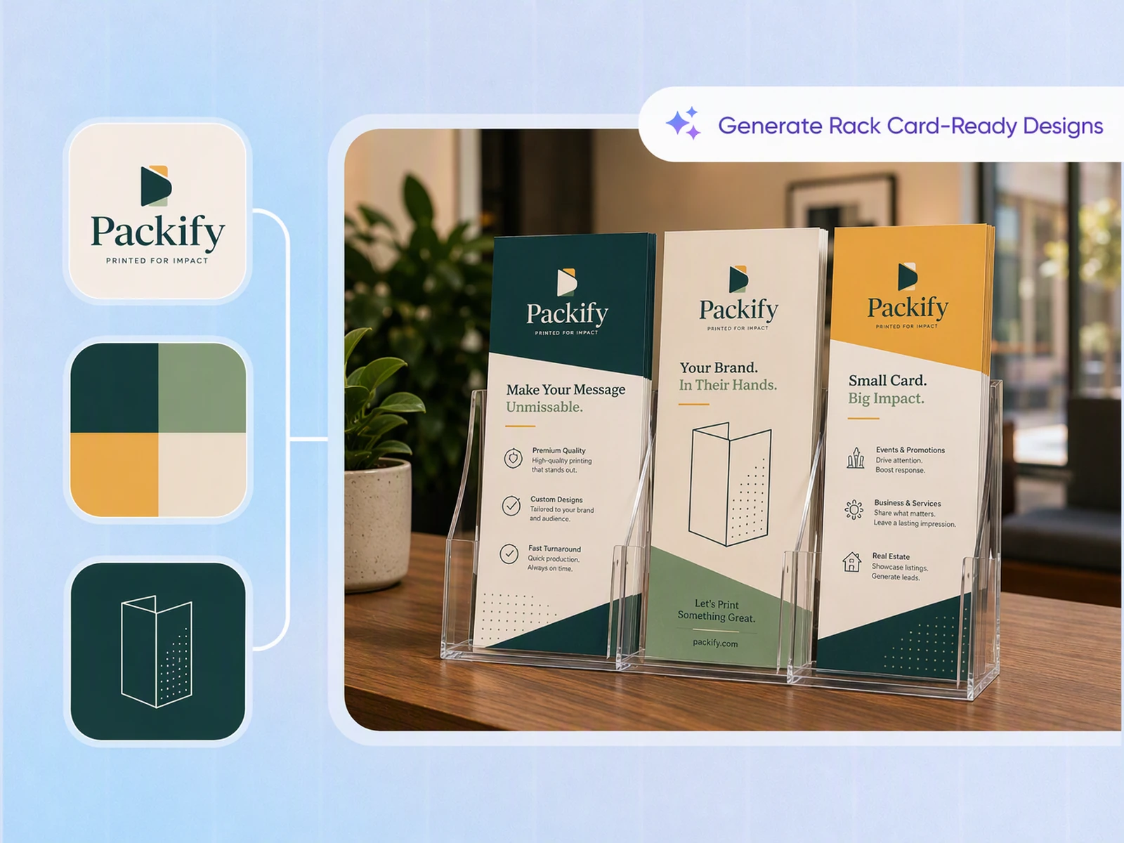 Coordinate your next marketing piece personalized-rack-cards-coordinate-your-next-marketing-piece