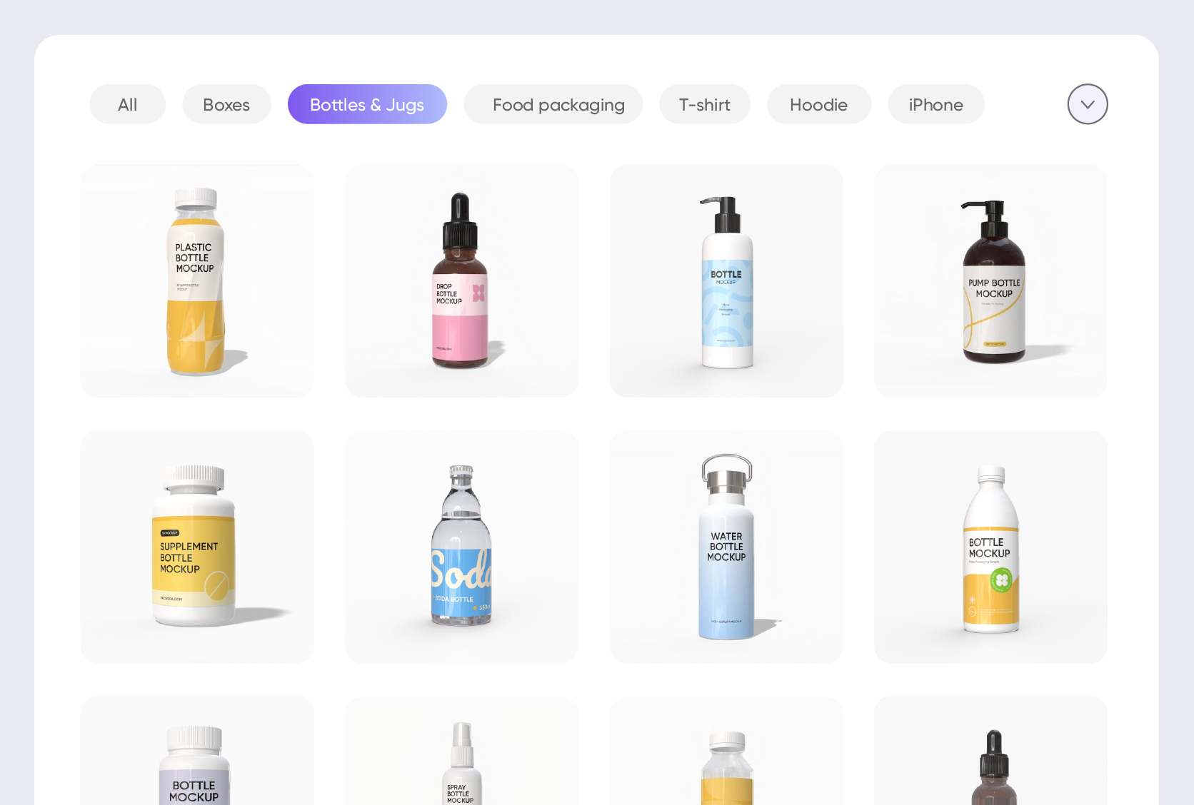 Desain Online Mockup Botol 3D Gratis