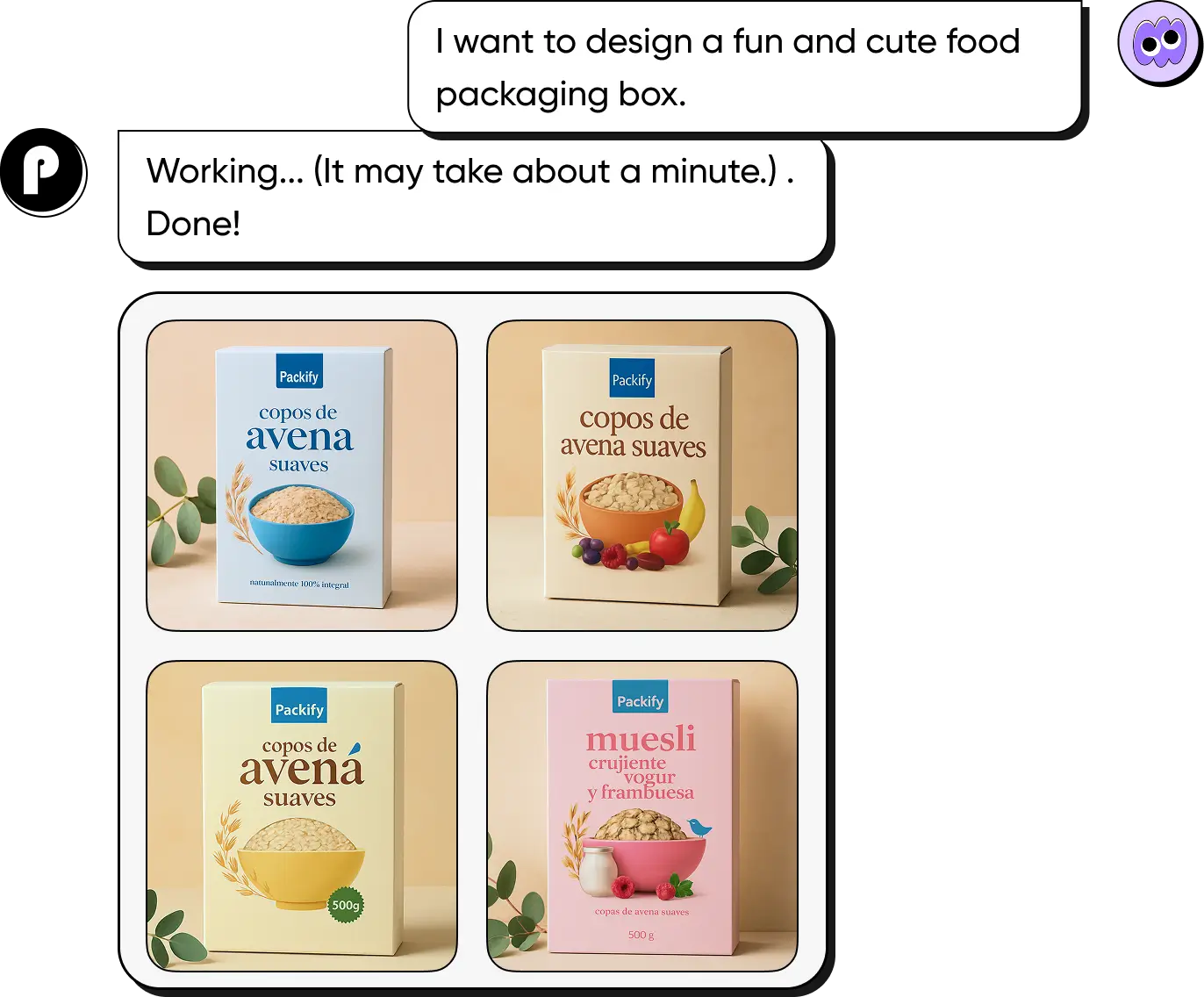Design with chat, not tools 