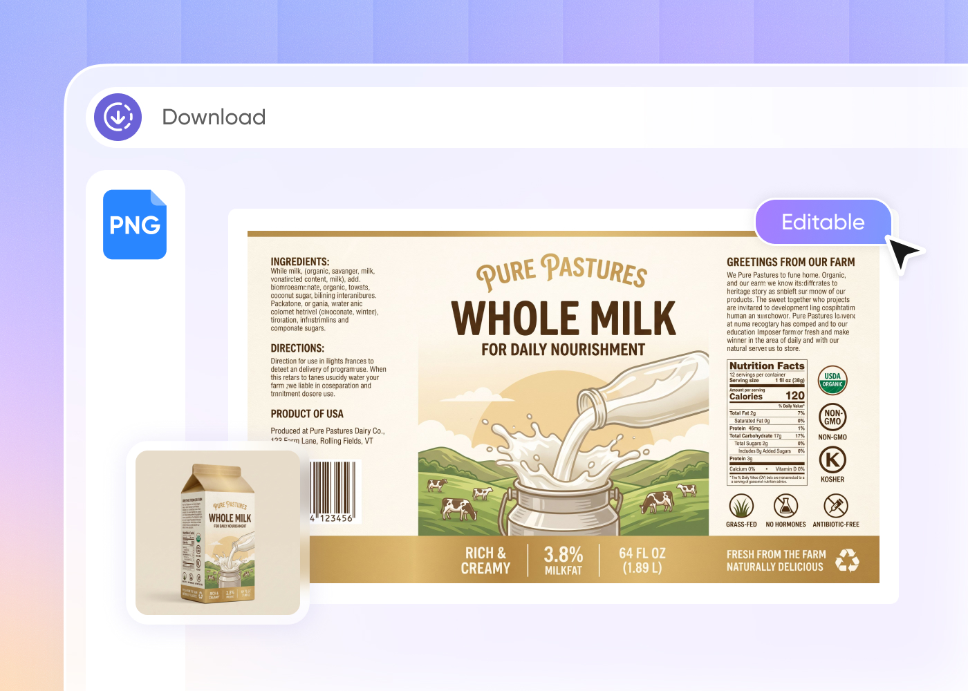 Step 3: Export and print