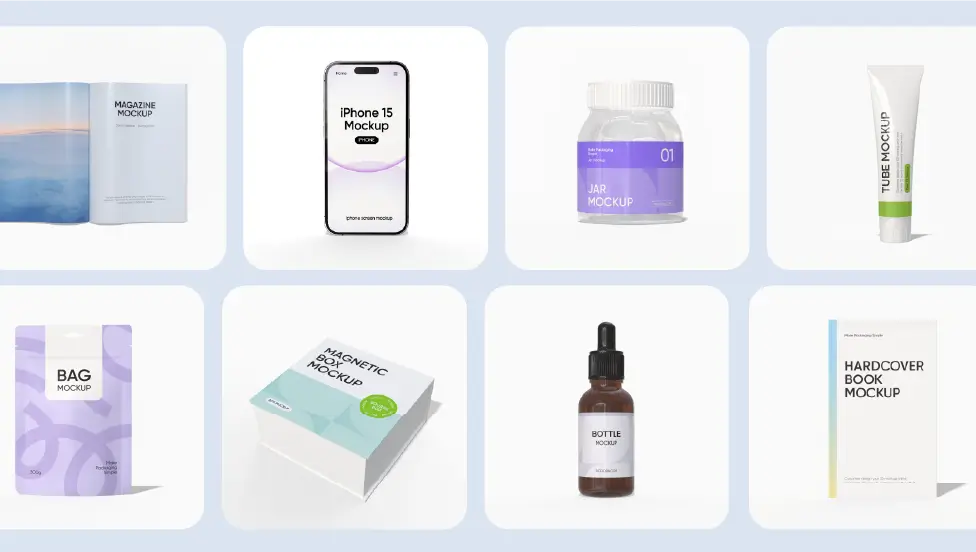 7000+ 3D Mockups – Box & Bag & More