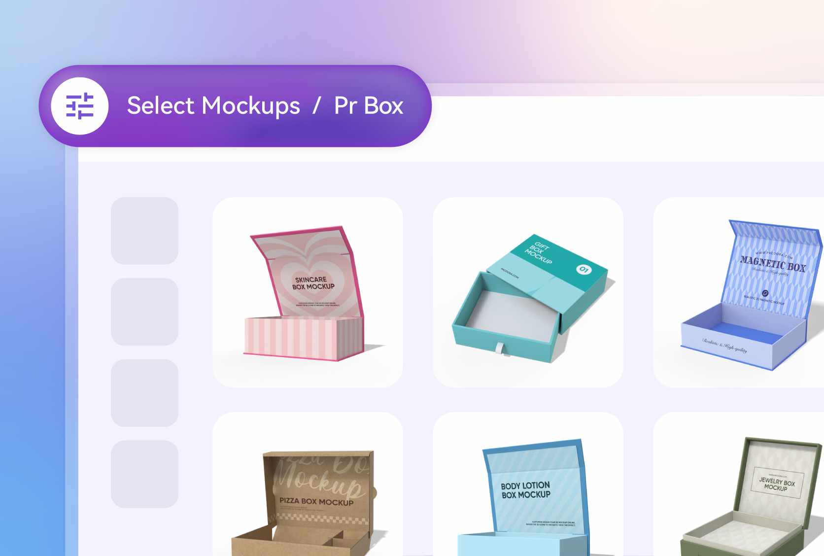 Free PR Box Mockup - Design Online & Instantly Download