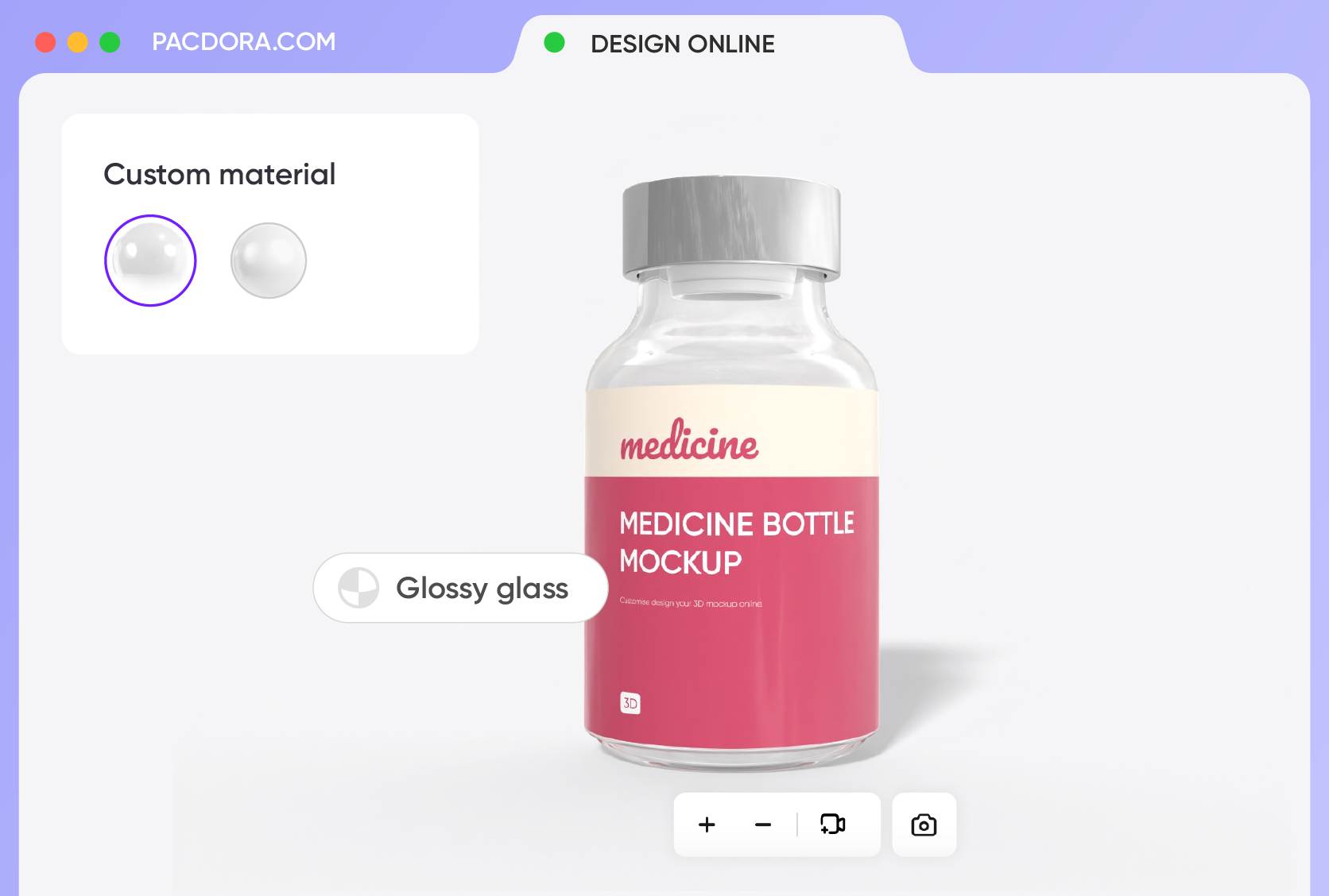Vial Mockup | Design for Free Online