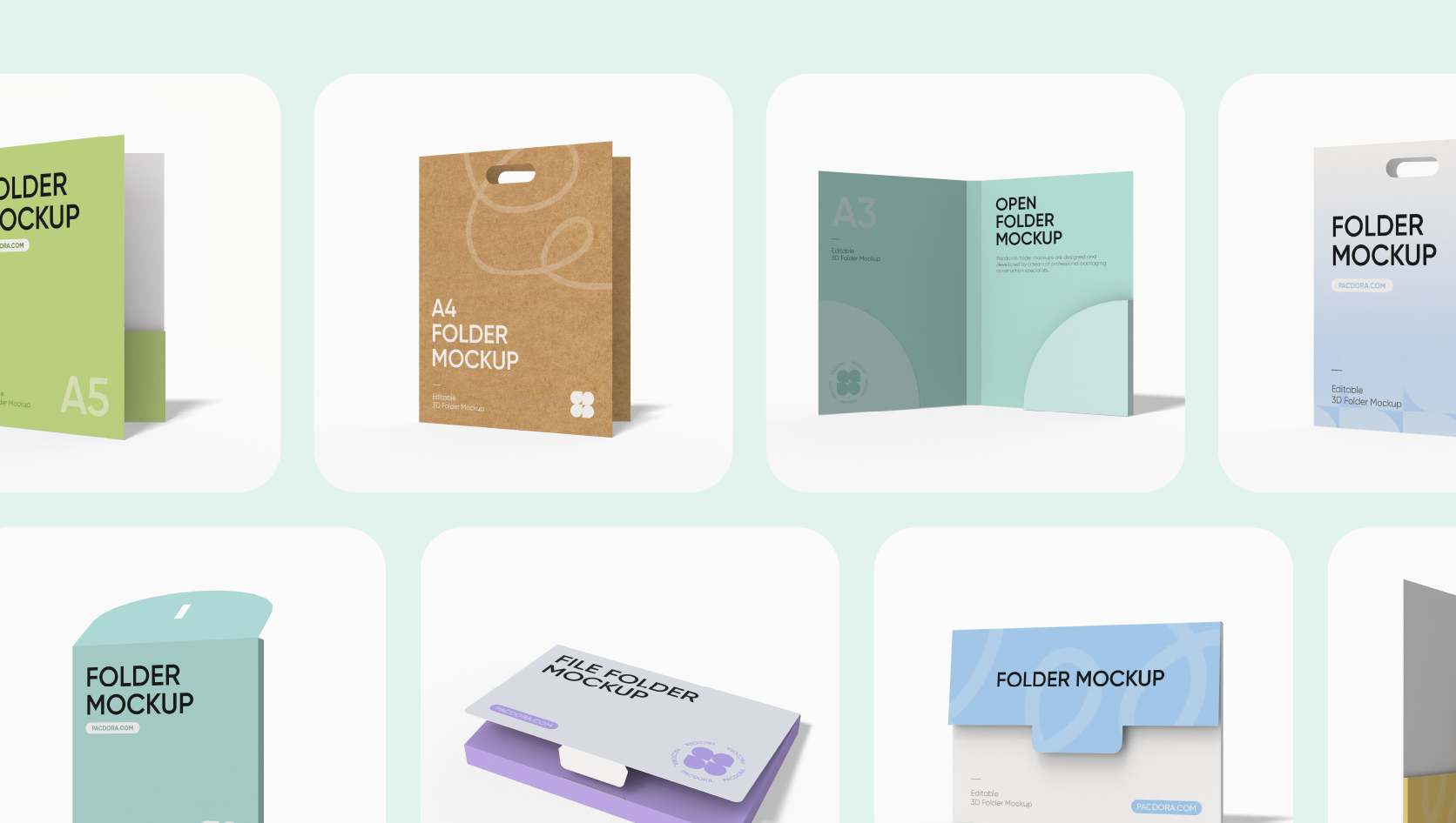Free Folder Mockup - Design & Download Online