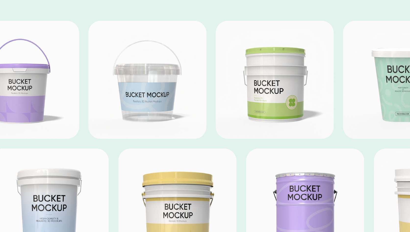 Free & Download Bucket Mockups ｜Pacdora
