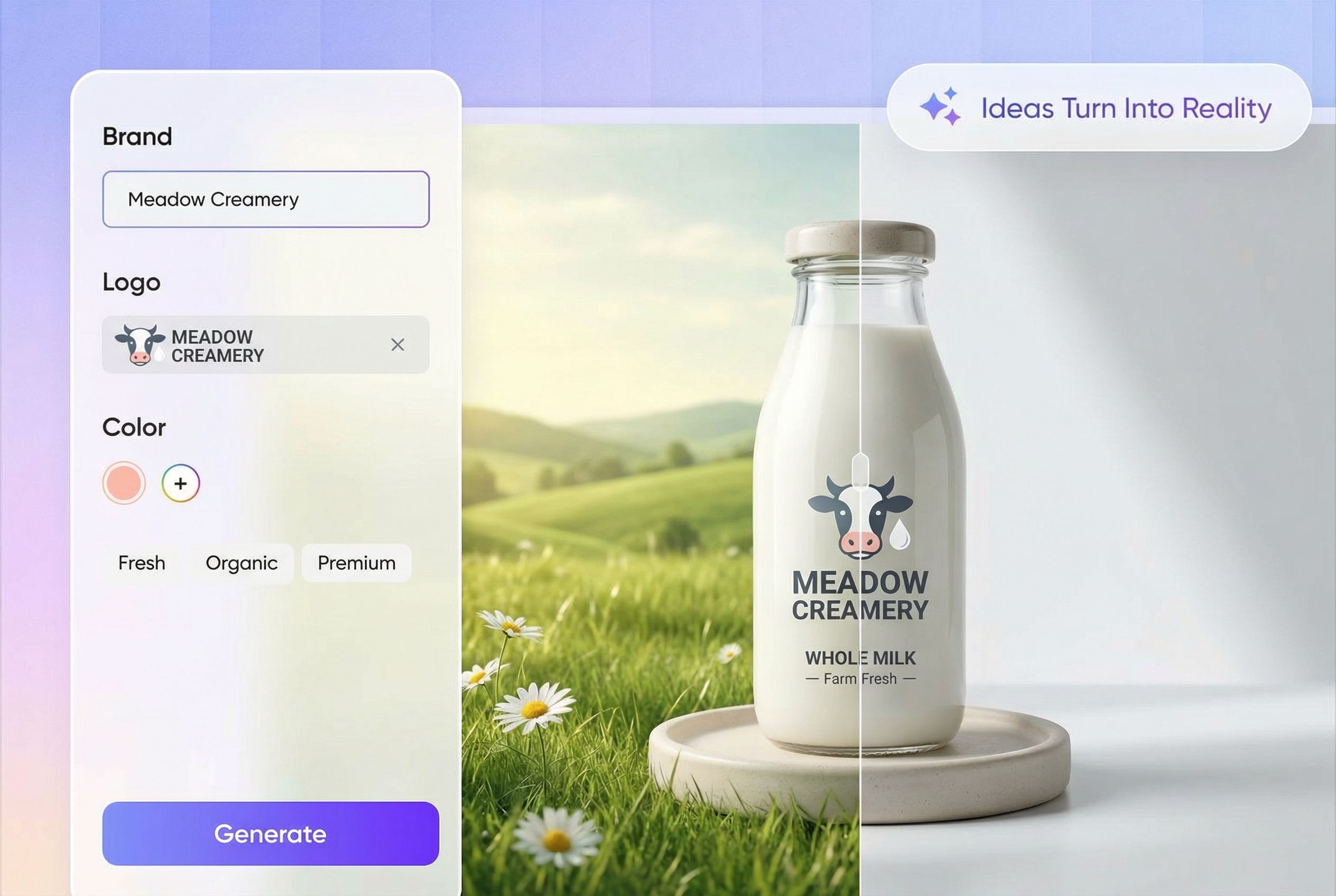Place FDA Grade A and nutrition info correctly
