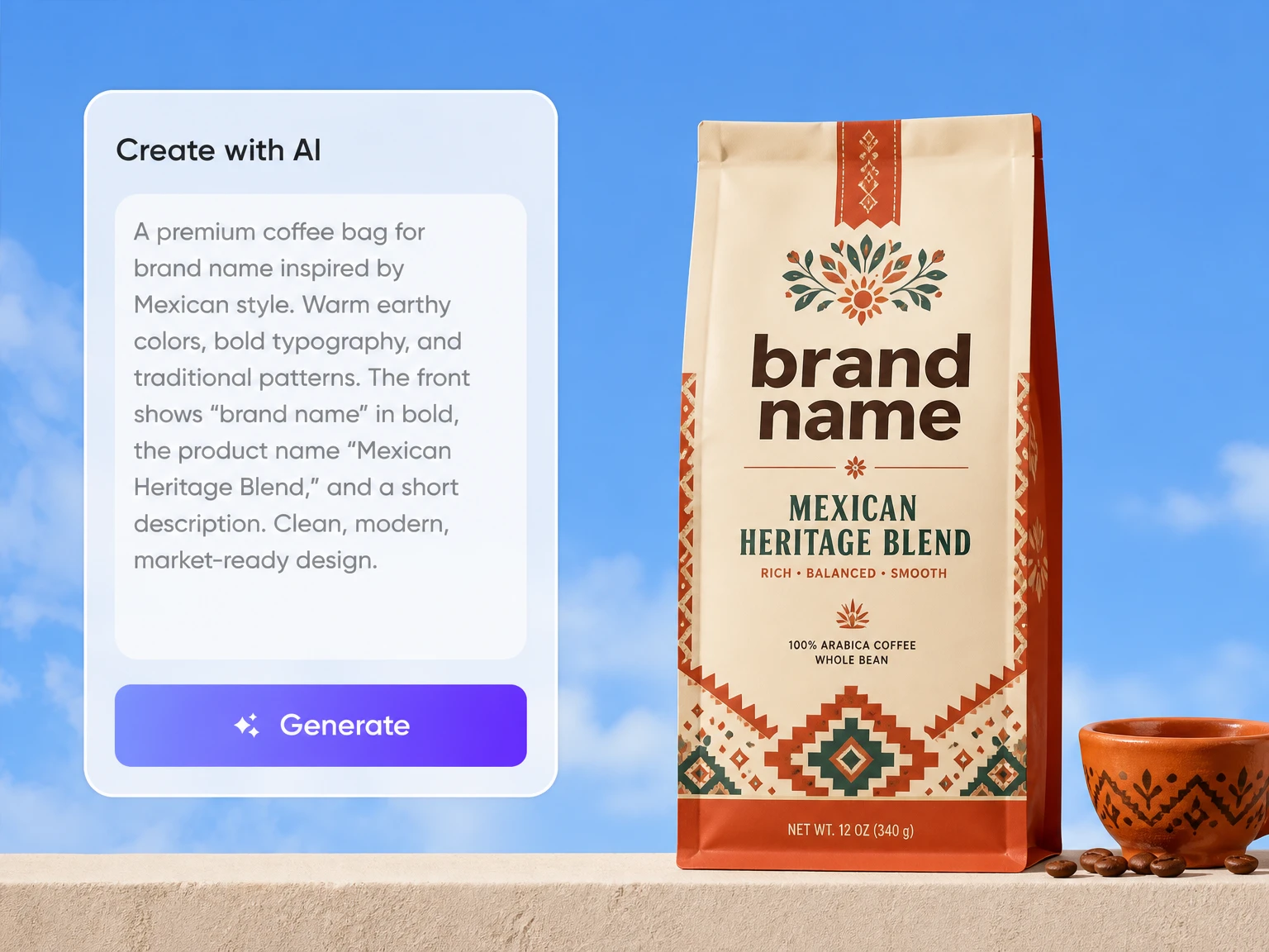 Turn origin and brand stories into packaging