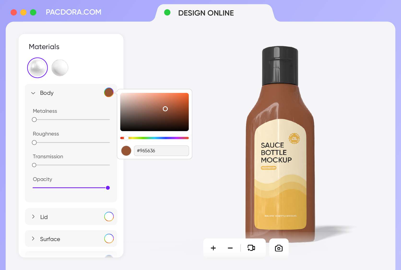 Material choices that protect sauce quality