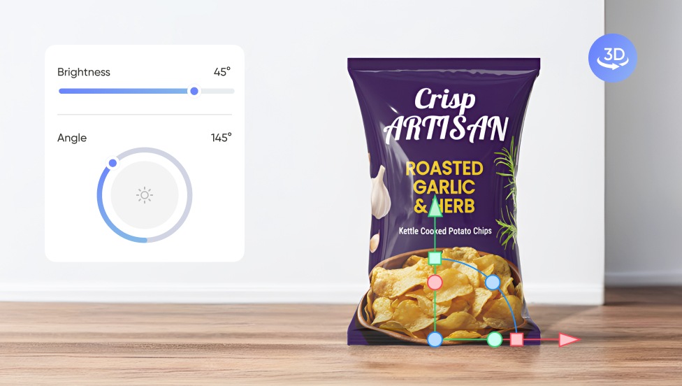 3D 対応デザインビュー