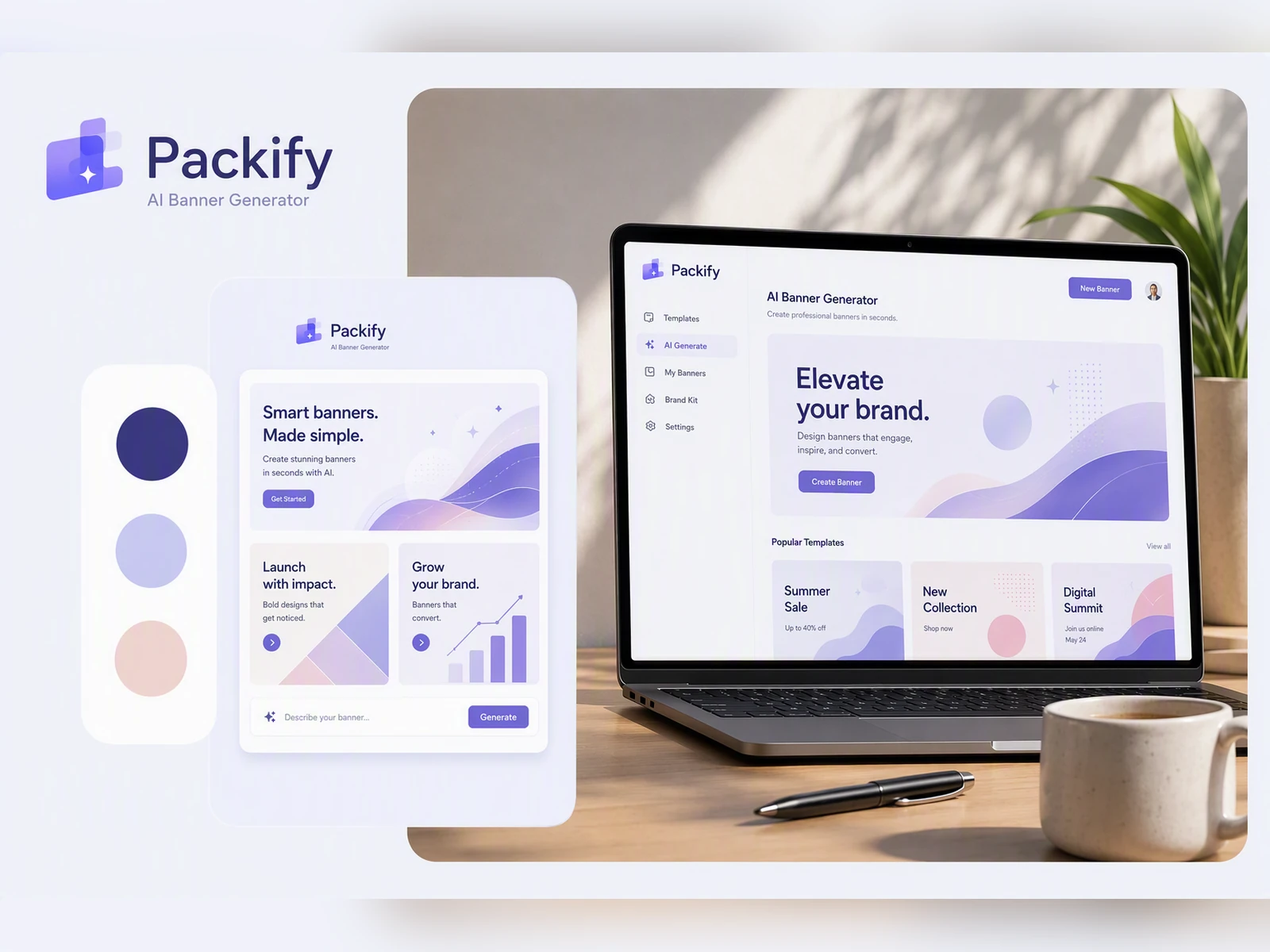 Keep the product in focus