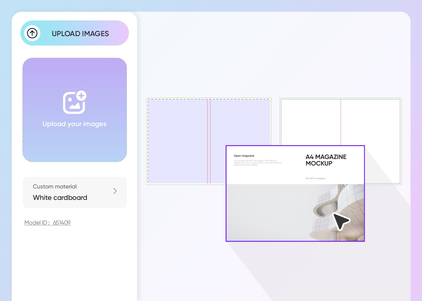 Step 2: Upload design and personalize