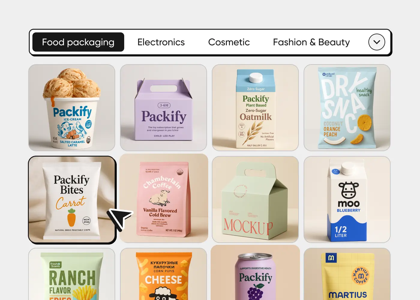 Step 1: Pick a food packaging you love