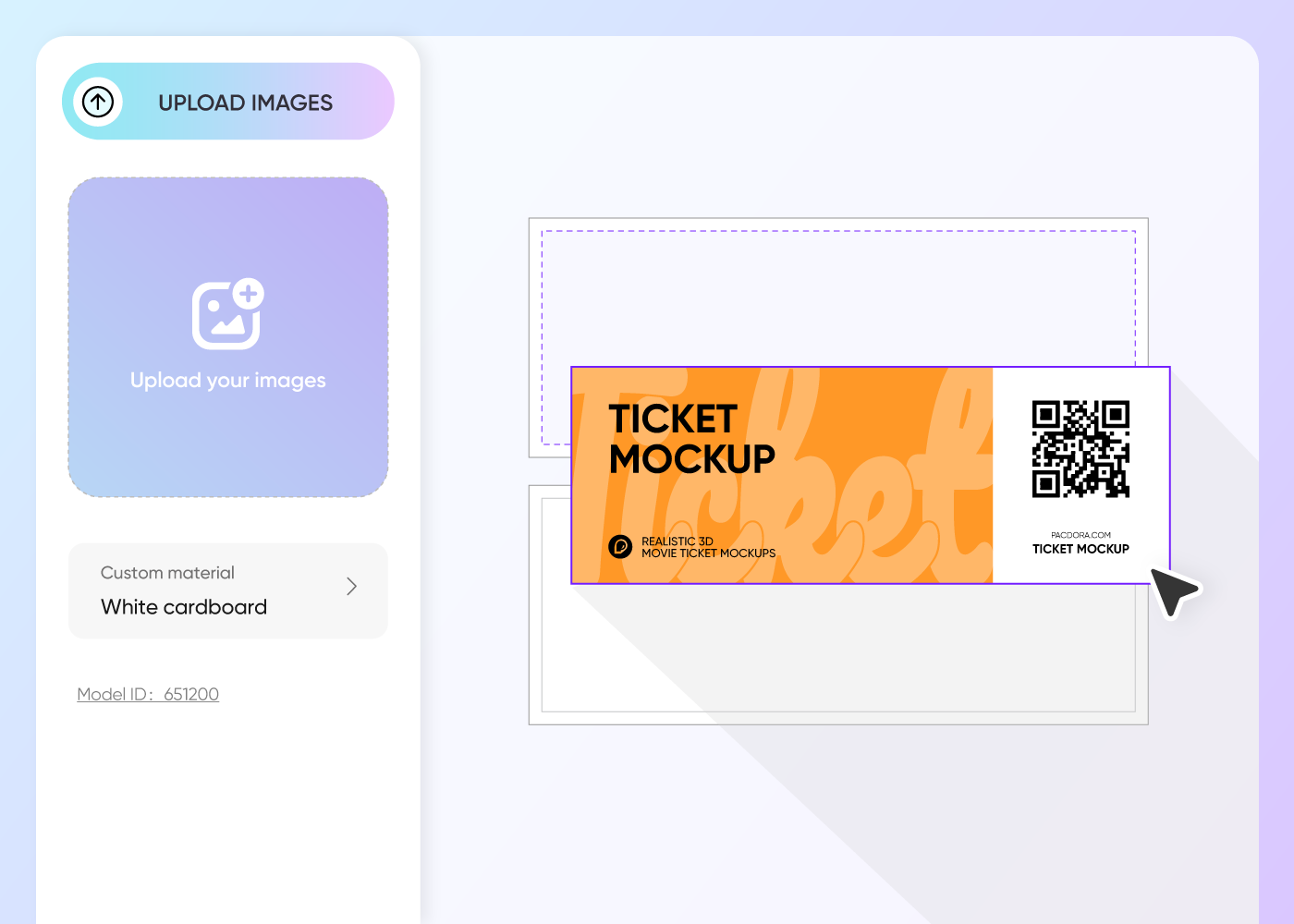 Step 2: Upload design and customize